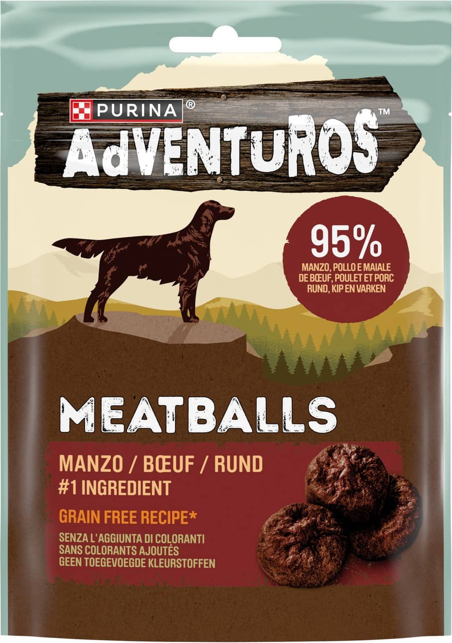 Purina Adventuros High Meat Meatballs Manzo | Pet Food