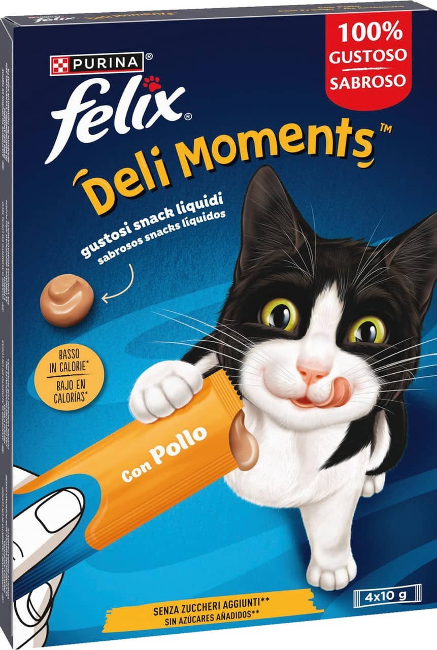 Purina Felix Deli Moments Pollo Snack per Gatti | Pet Food