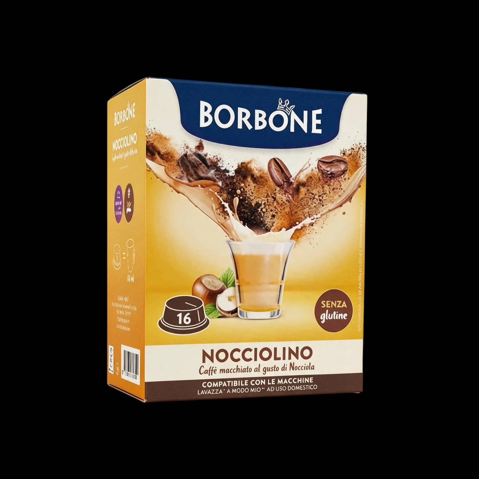 Borbone Nocciolino Intenso Capsule | A Modo Mio