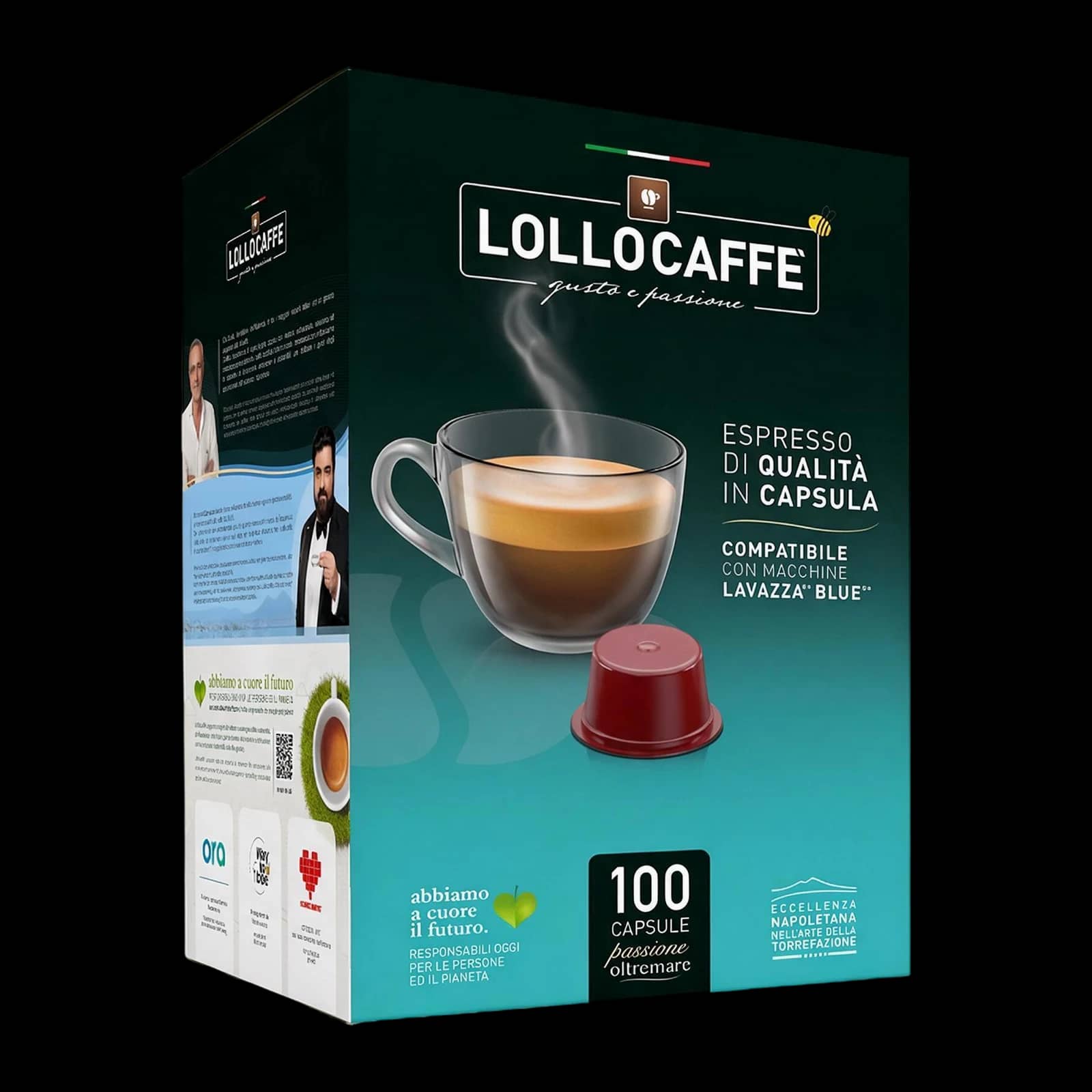 Lollo Nera 100 Capsules | Lavazza Blue