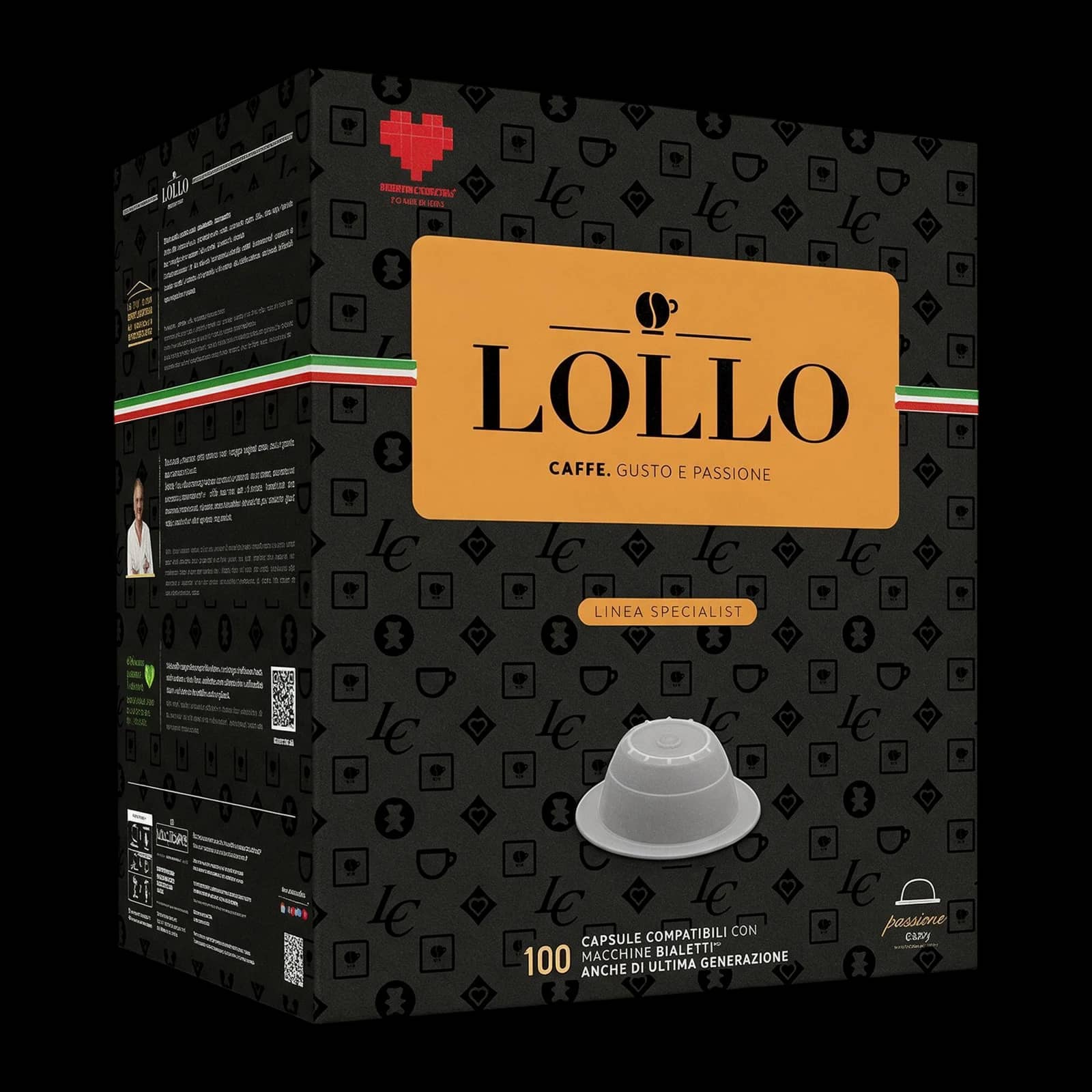 Lollo Argento 100 Capsules | Bialetti