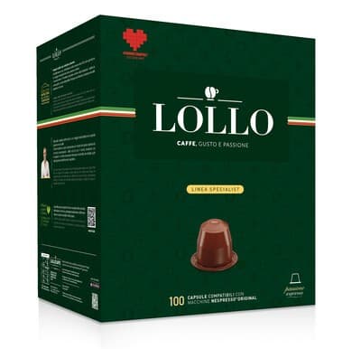 Lollo Argento 100 Capsules | Nespresso