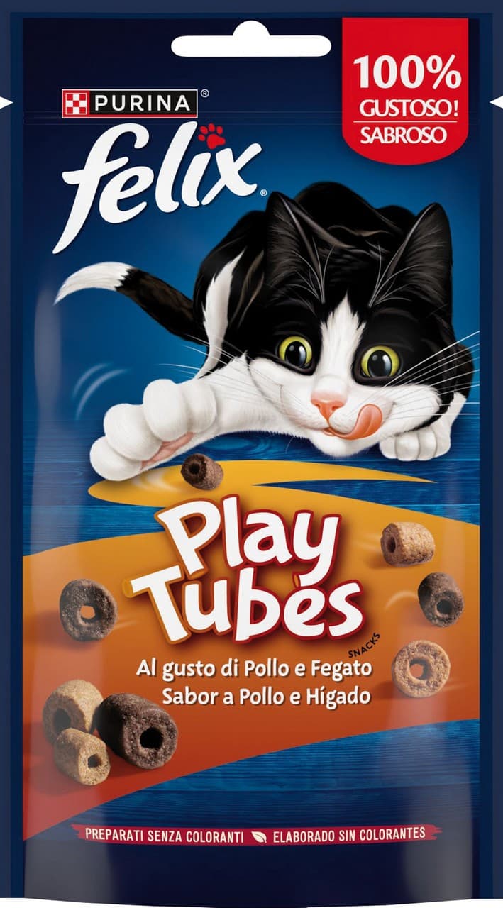 Purina Felix PlayTubes Pollo e Fegato | Pet Food, immagine 1