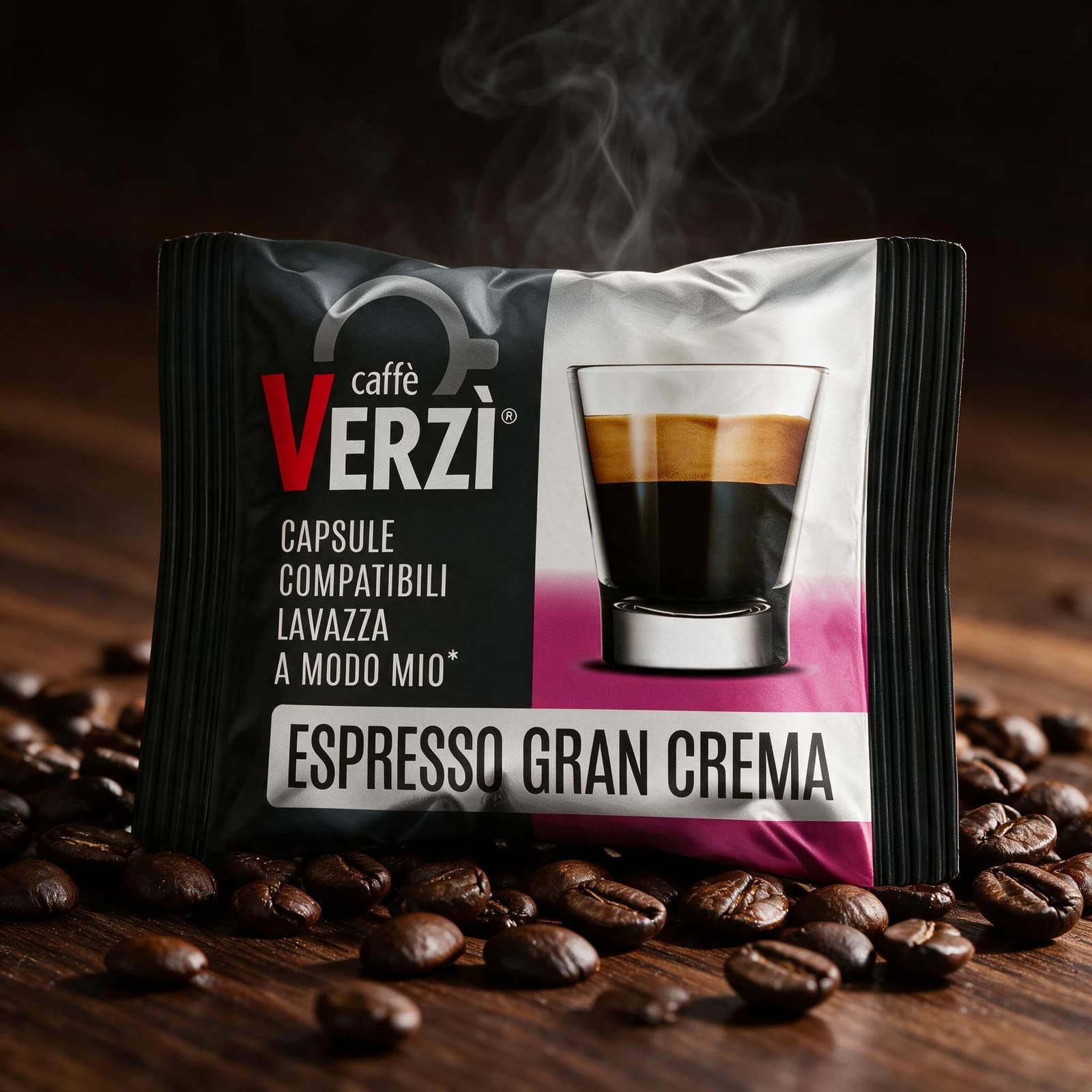 Verzì Gran Crema 100 Capsules | A Modo Mio, image 2
