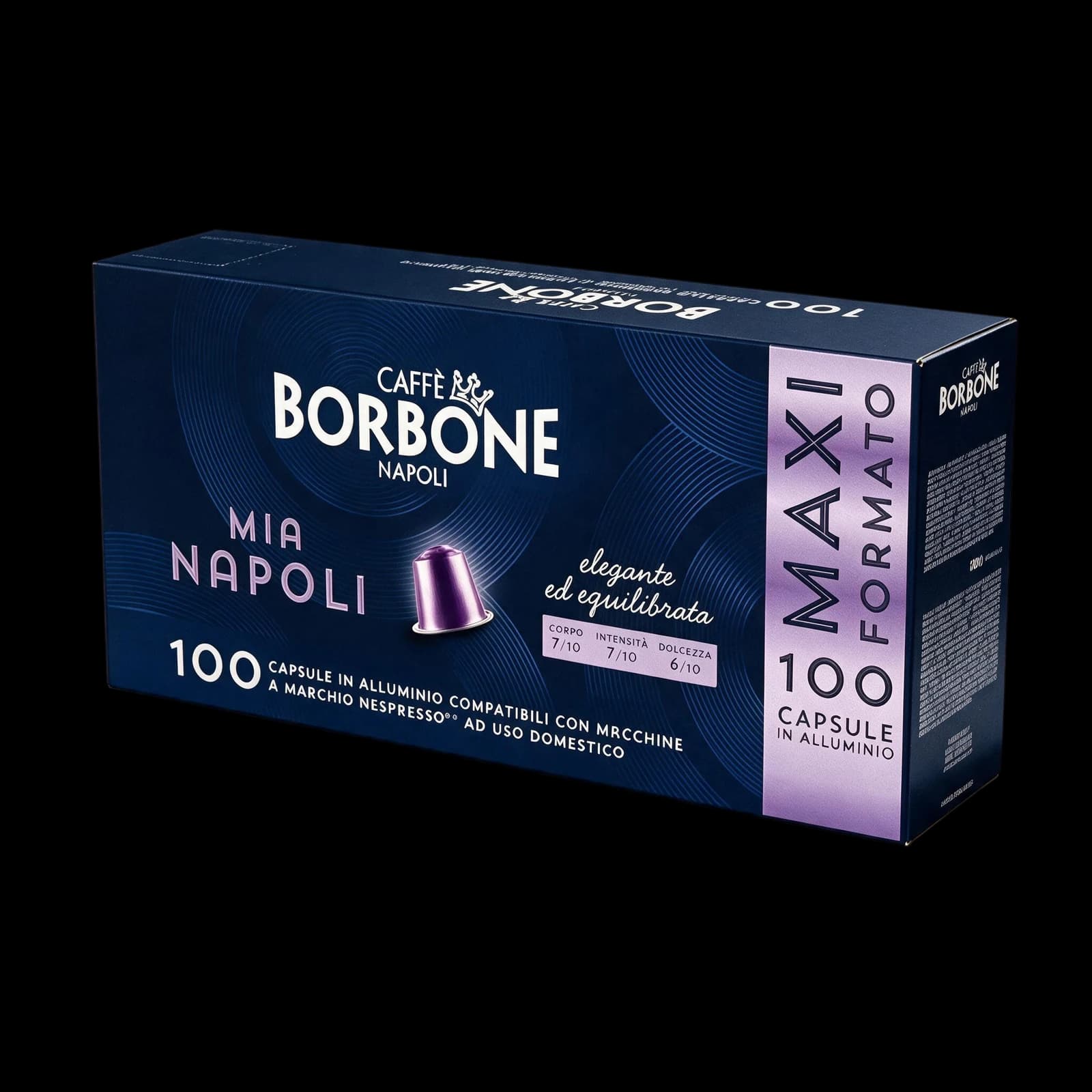 Borbone Mia Napoli Alluminio 100 Capsules | Nespresso