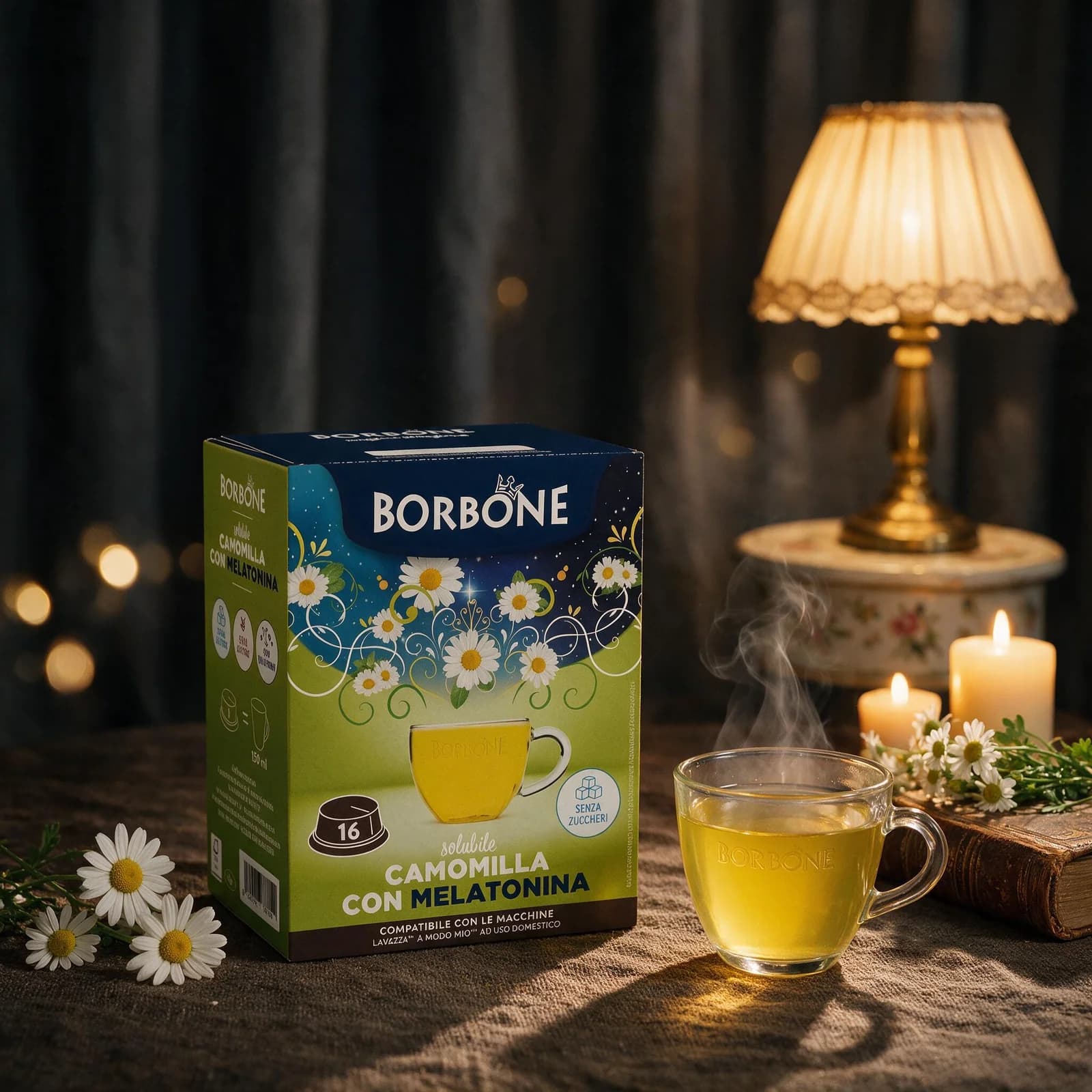 Borbone Camomilla e Melatonina Capsule | A Modo Mio, immagine 3