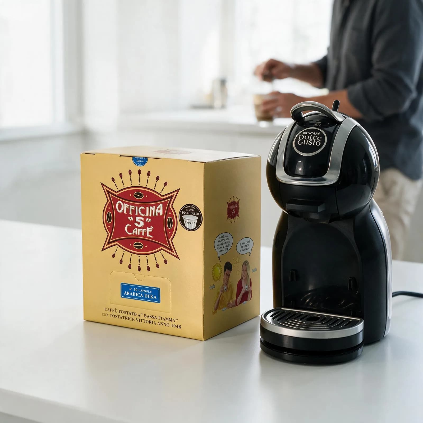 Officina 5 caffè Decaffeinato Capsule | Dolce Gusto, immagine 3