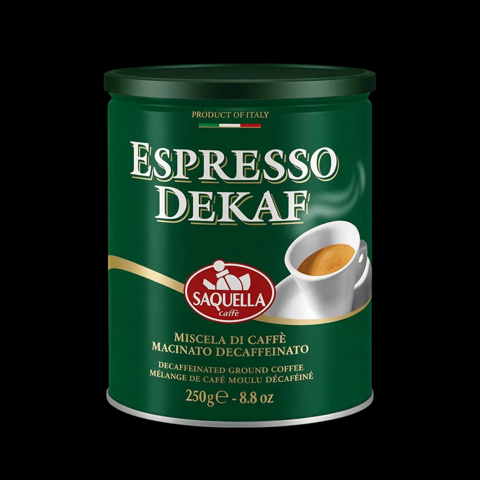 Saquella Espresso Decaffeinato Macinato, immagine 1