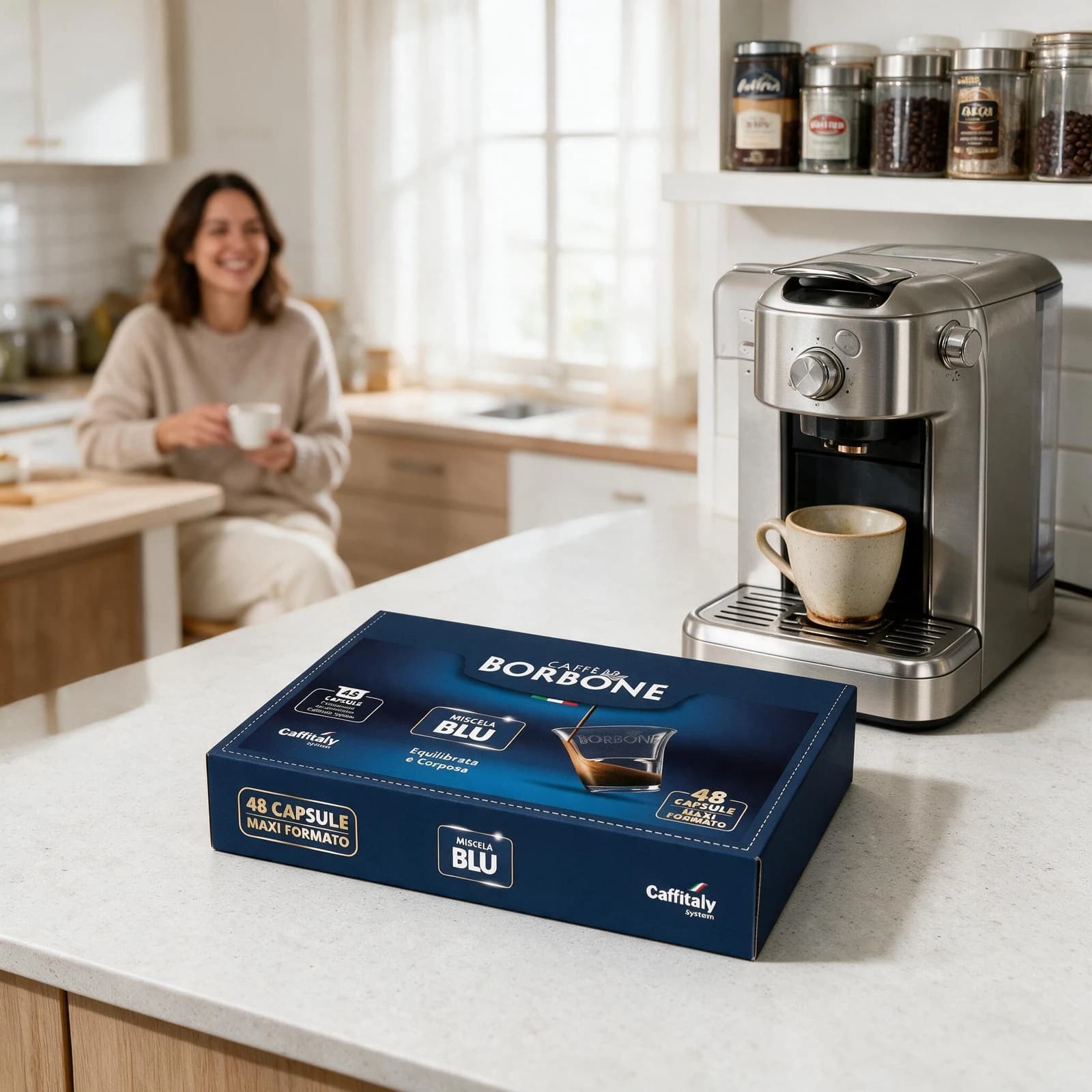 Borbone Blu 48 Capsules | Caffitaly, image 2