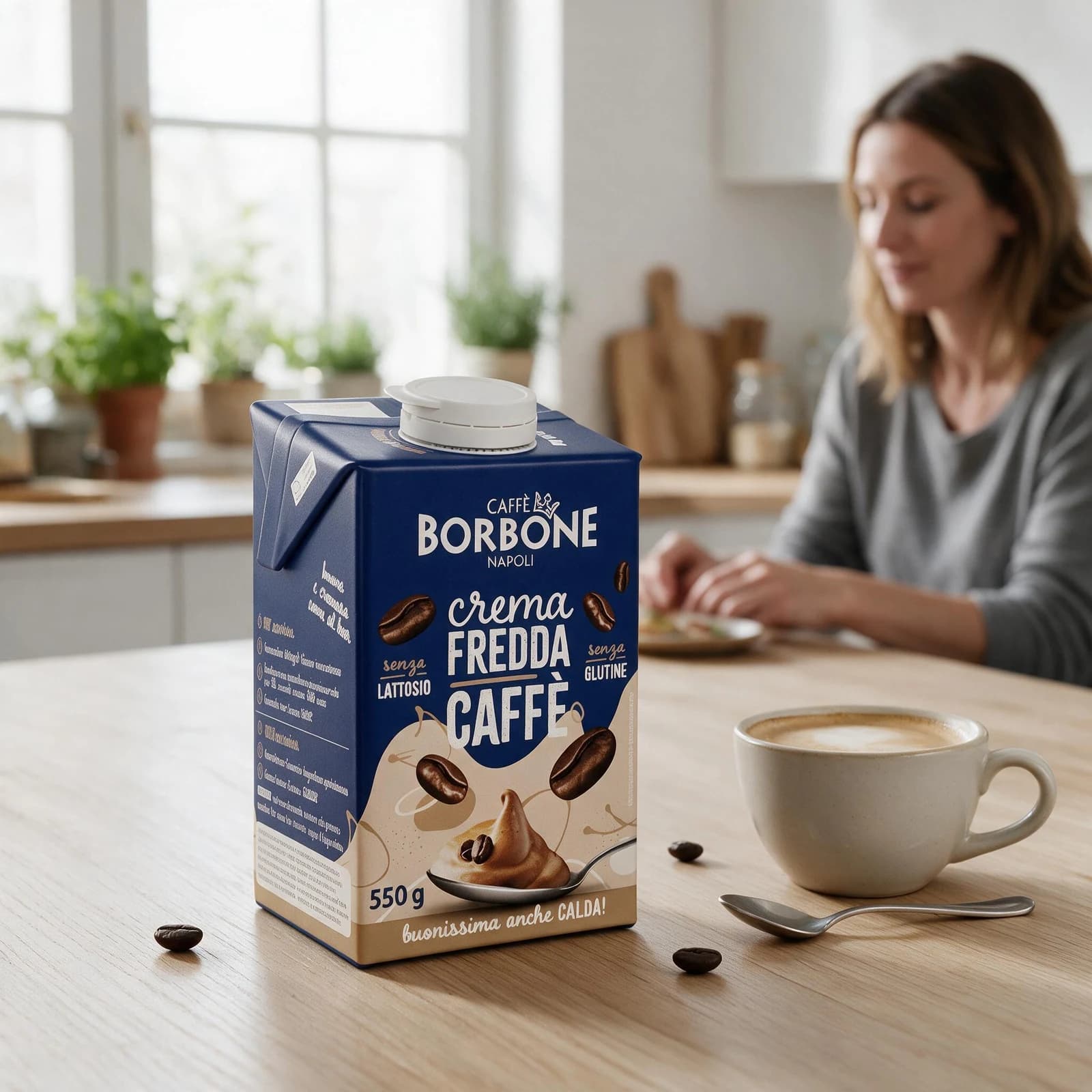 Borbone Crema Caffè 550 g | Brick, imagem 2