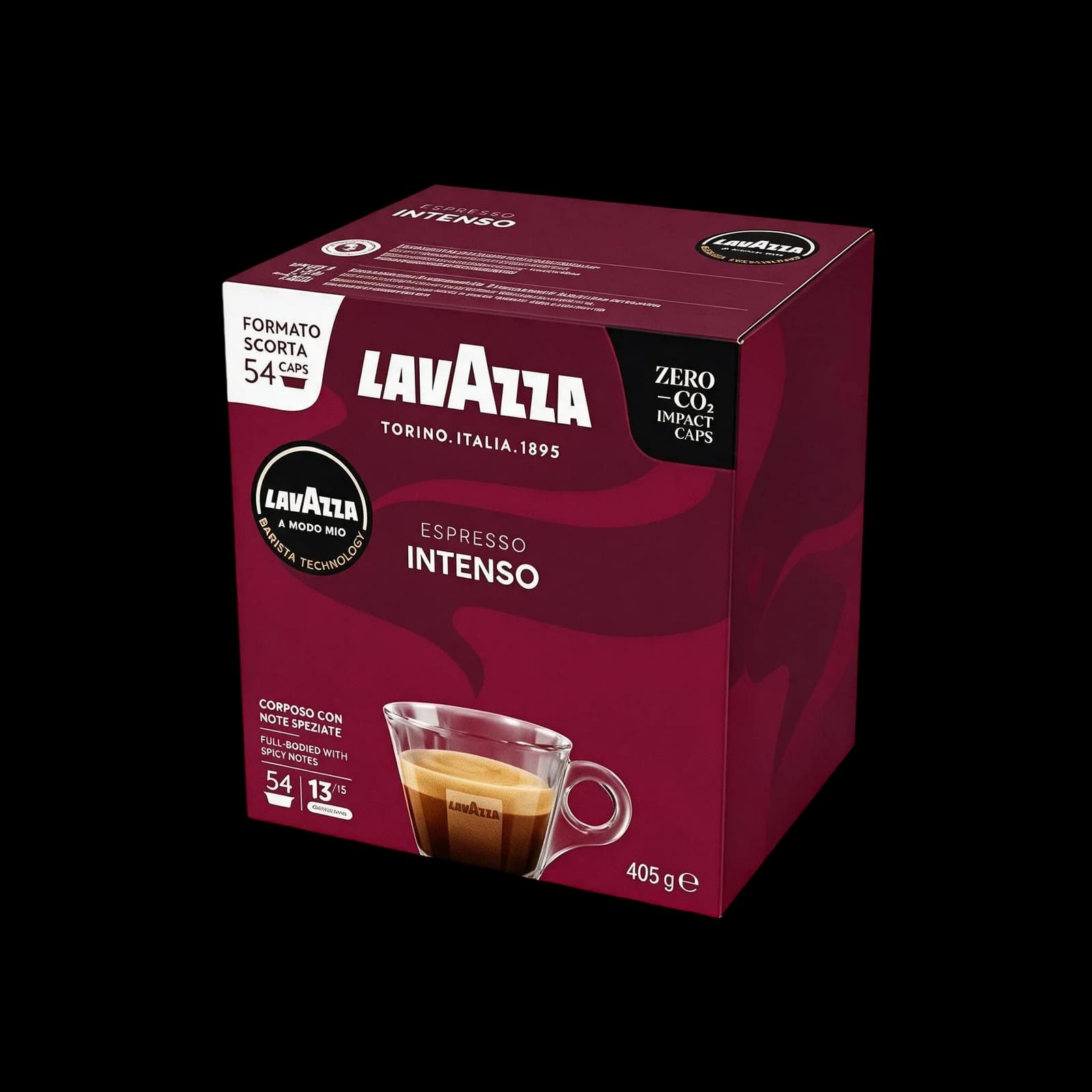 Lavazza Intenso 54 Capsules | A Modo Mio, image 1