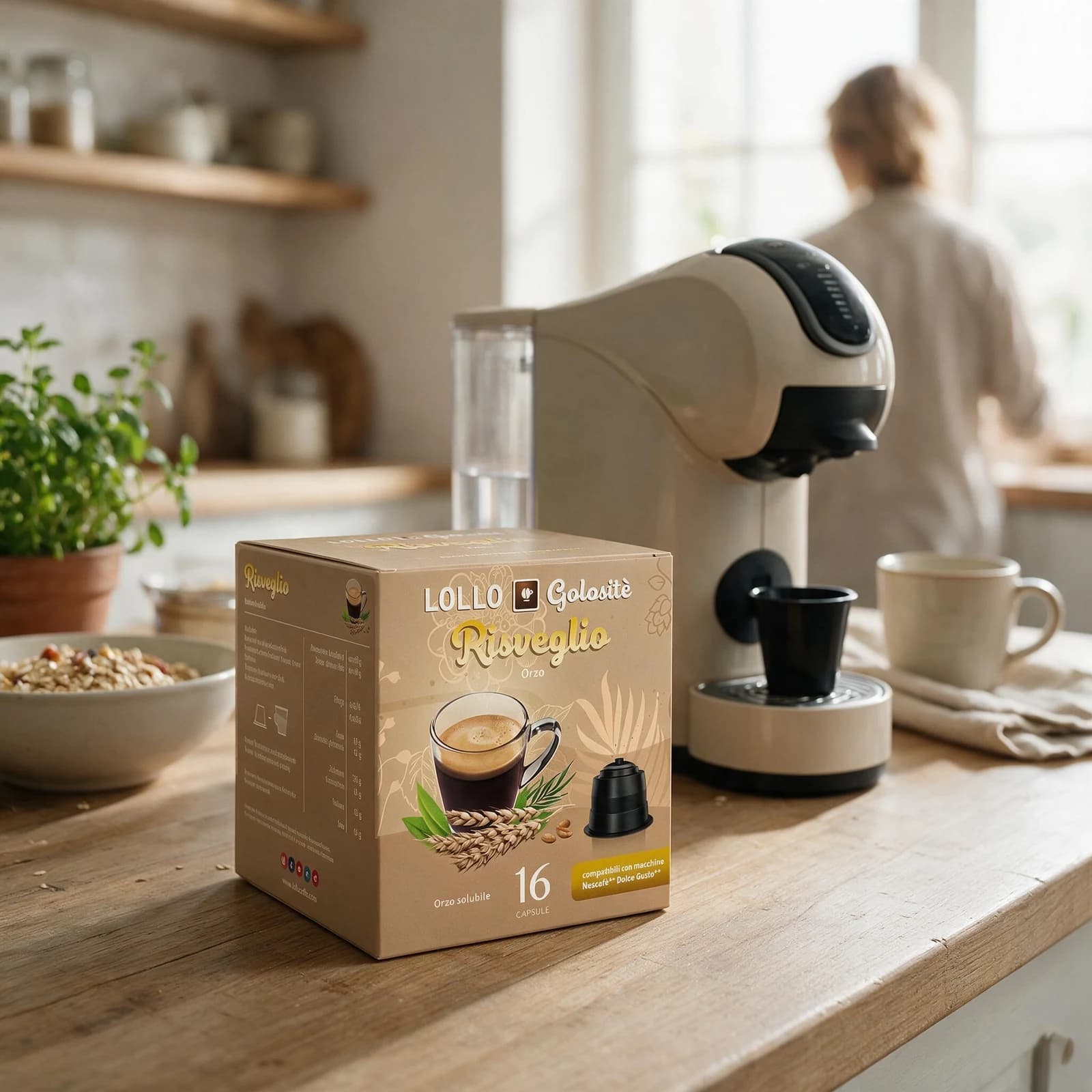 Lollo Orzo 16 Cápsulas | Dolce Gusto, imagem 2