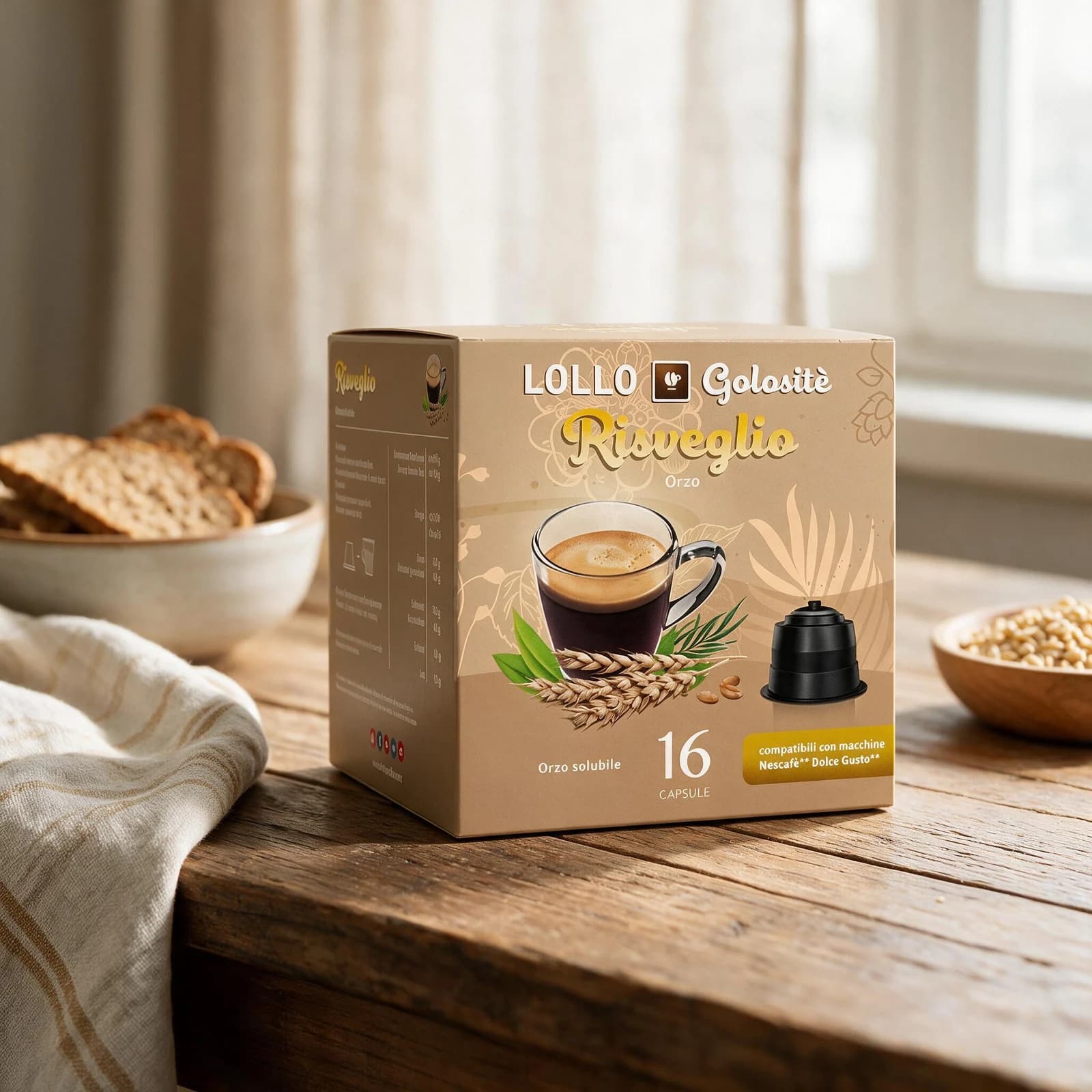 Lollo Orzo 16 Cápsulas | Dolce Gusto, imagem 3