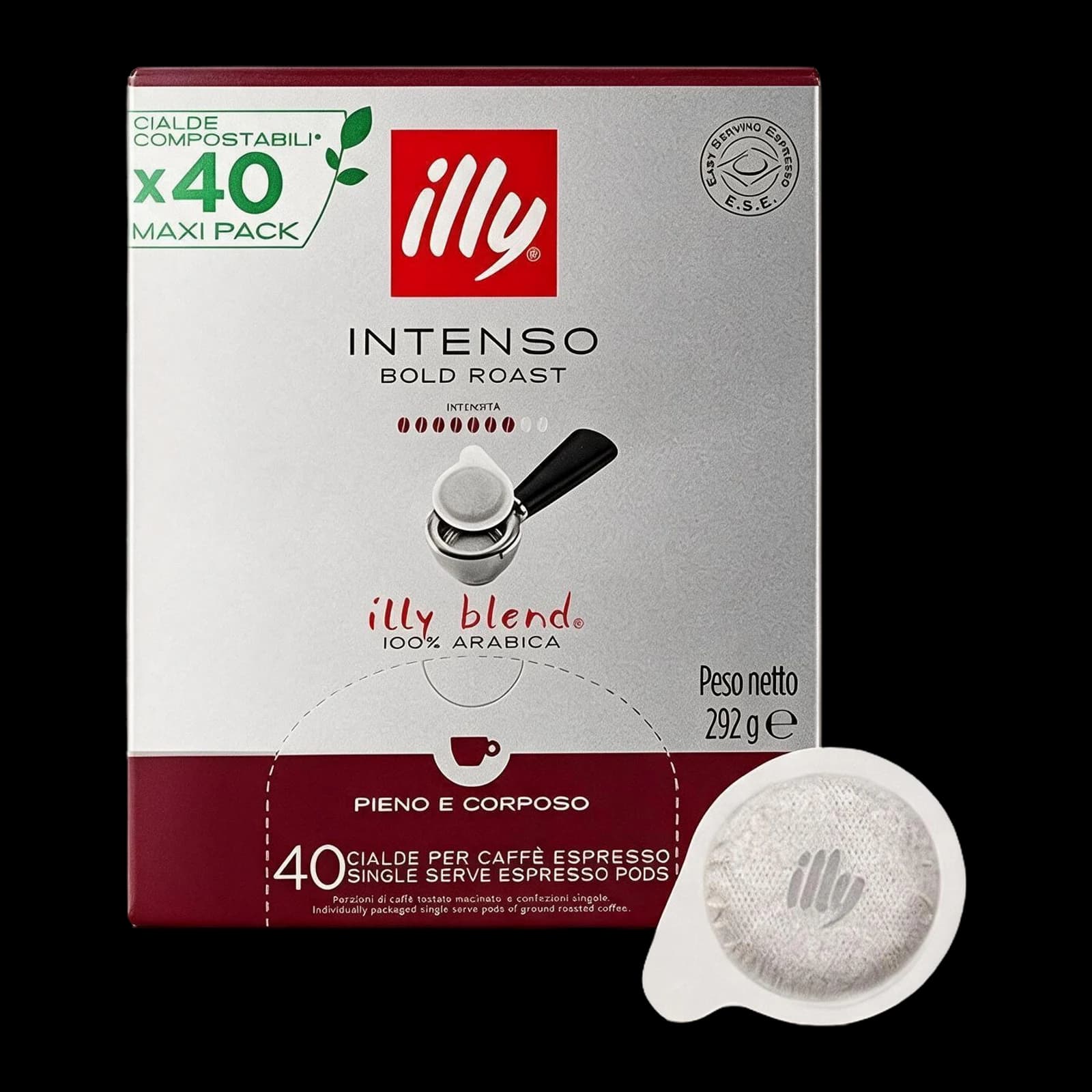 Illy Intenso 40 Pods | ESE 44mm