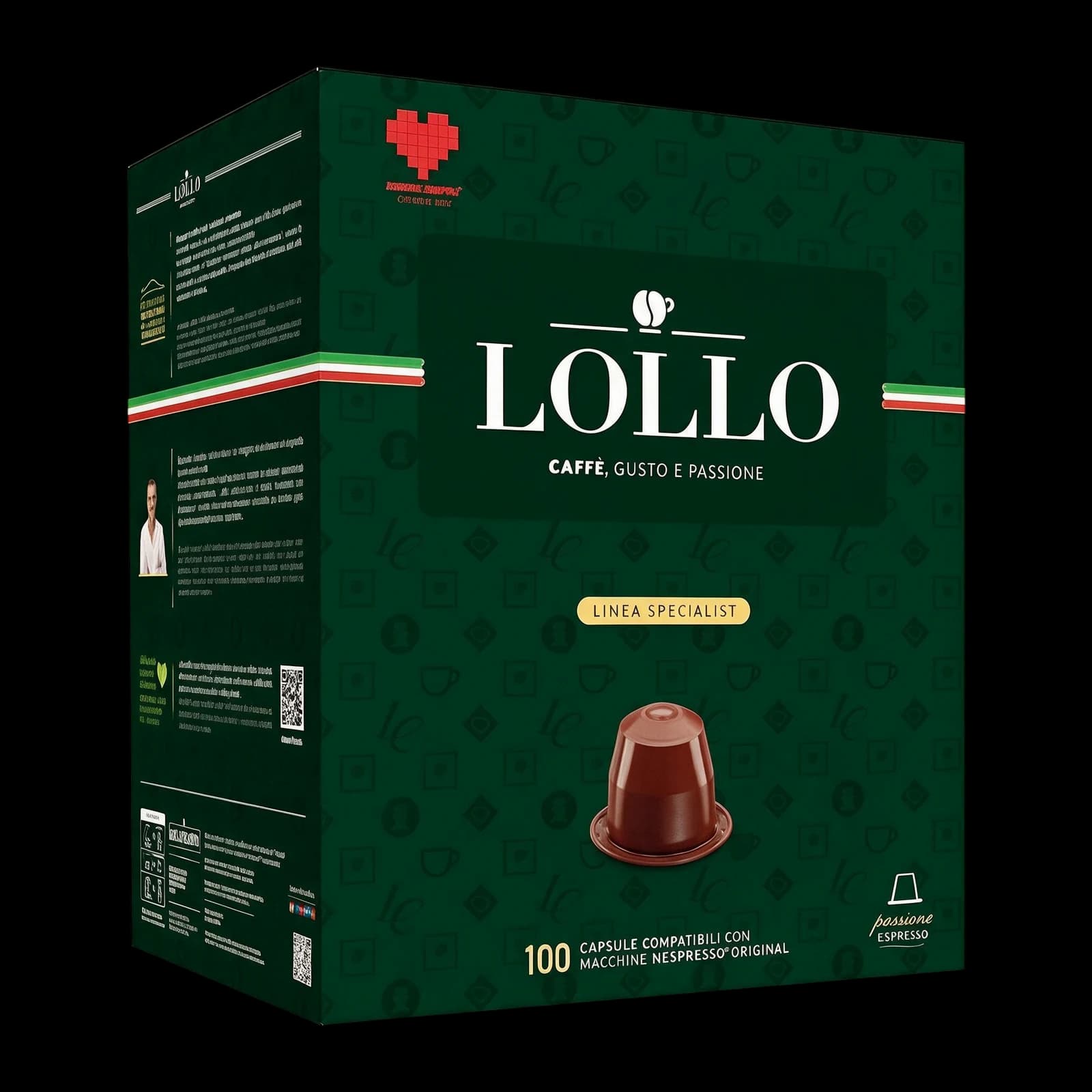 Lollo Classico 100 Capsules | Nespresso