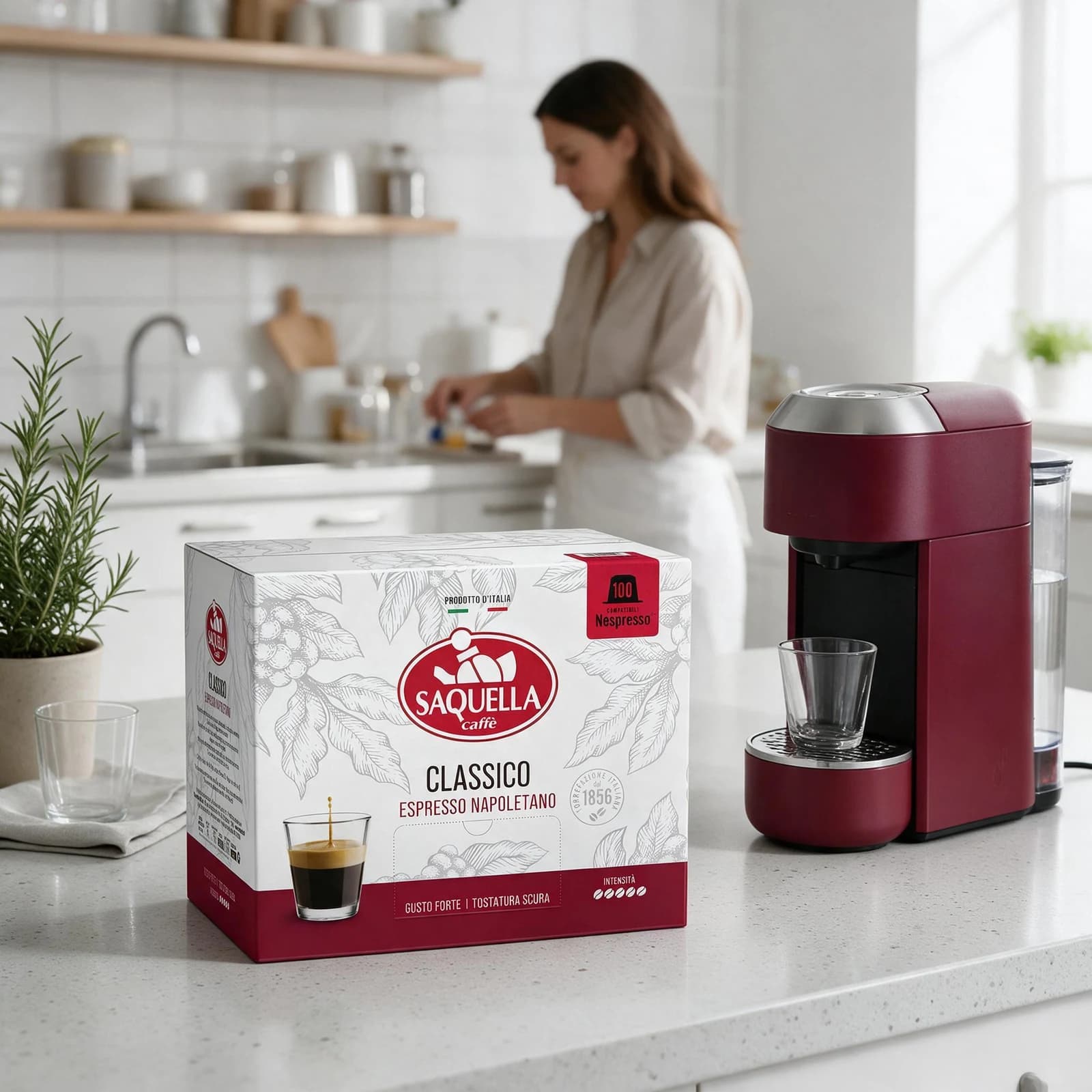 Saquella Classico Capsule | Nespresso, image 2
