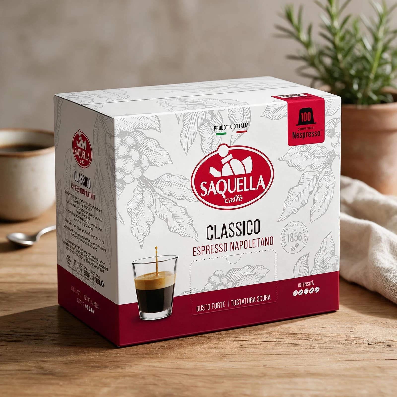 Saquella Classico Capsule | Nespresso, image 4