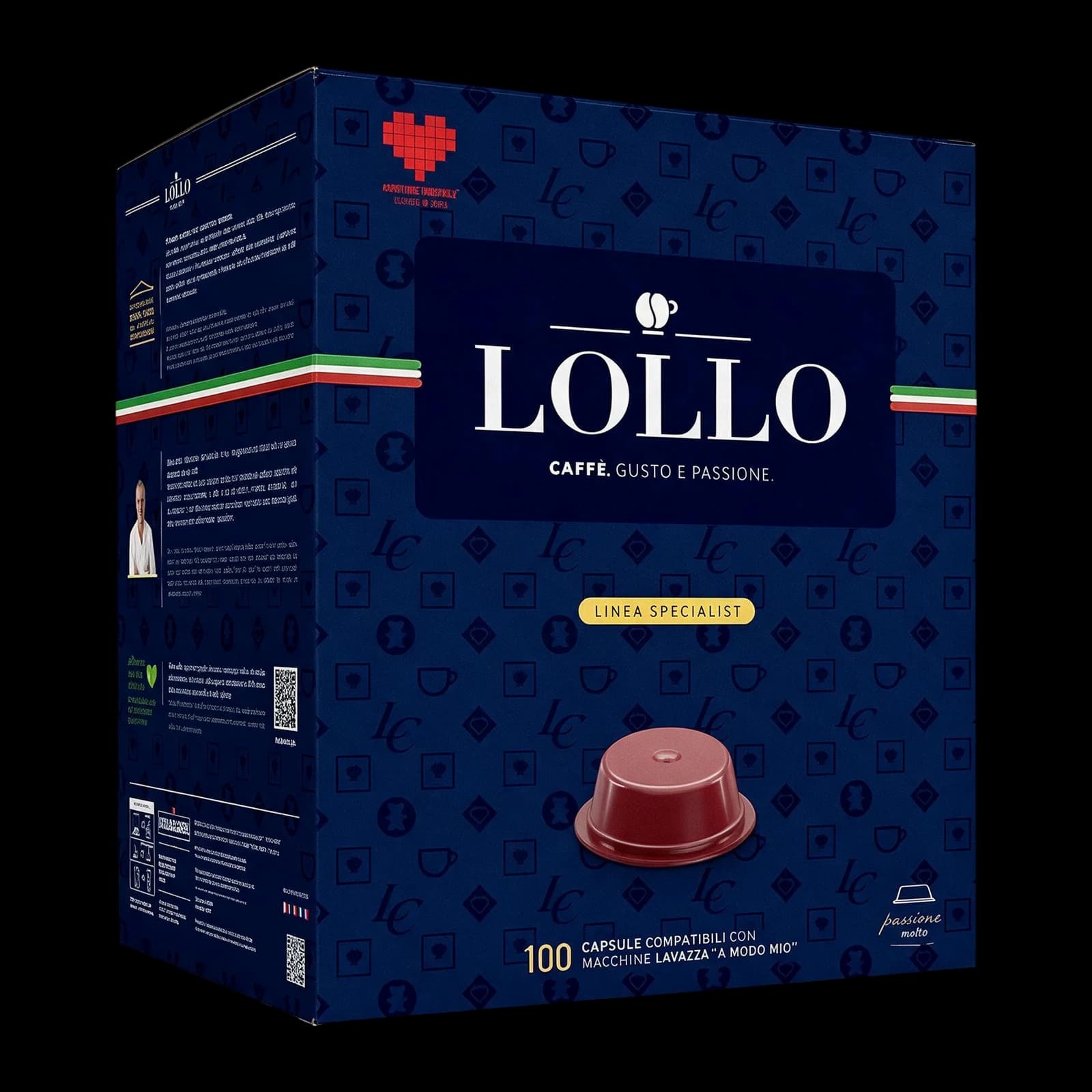 Lollo Oro 100 Capsules: Predominantly Arabica | Lavazza A Modo Mio