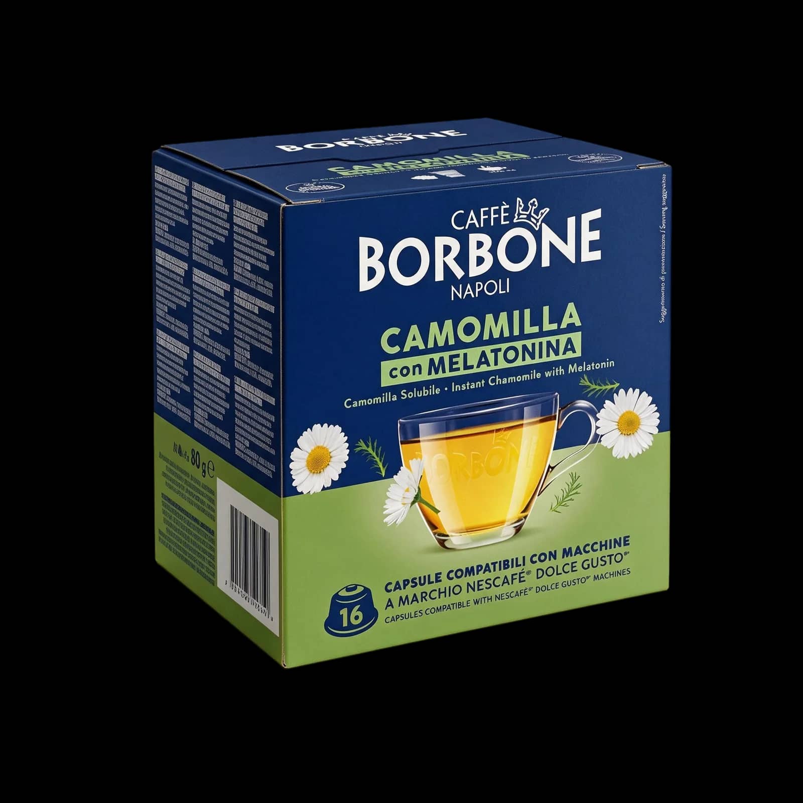 Borbone Camomilla e Melatonina Capsule | Dolce Gusto