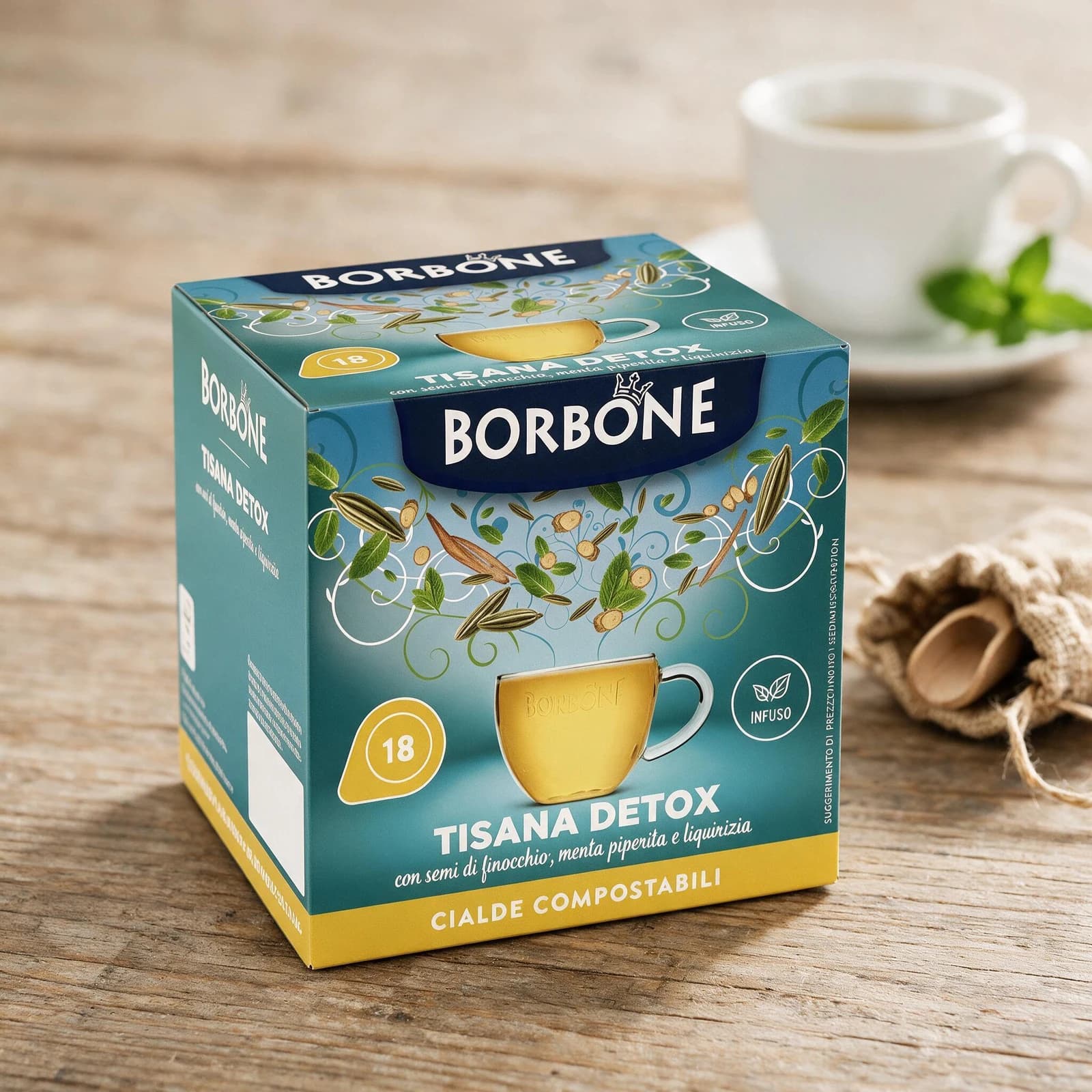 Borbone Tisana Detox Cialde | ESE 44mm, immagine 3