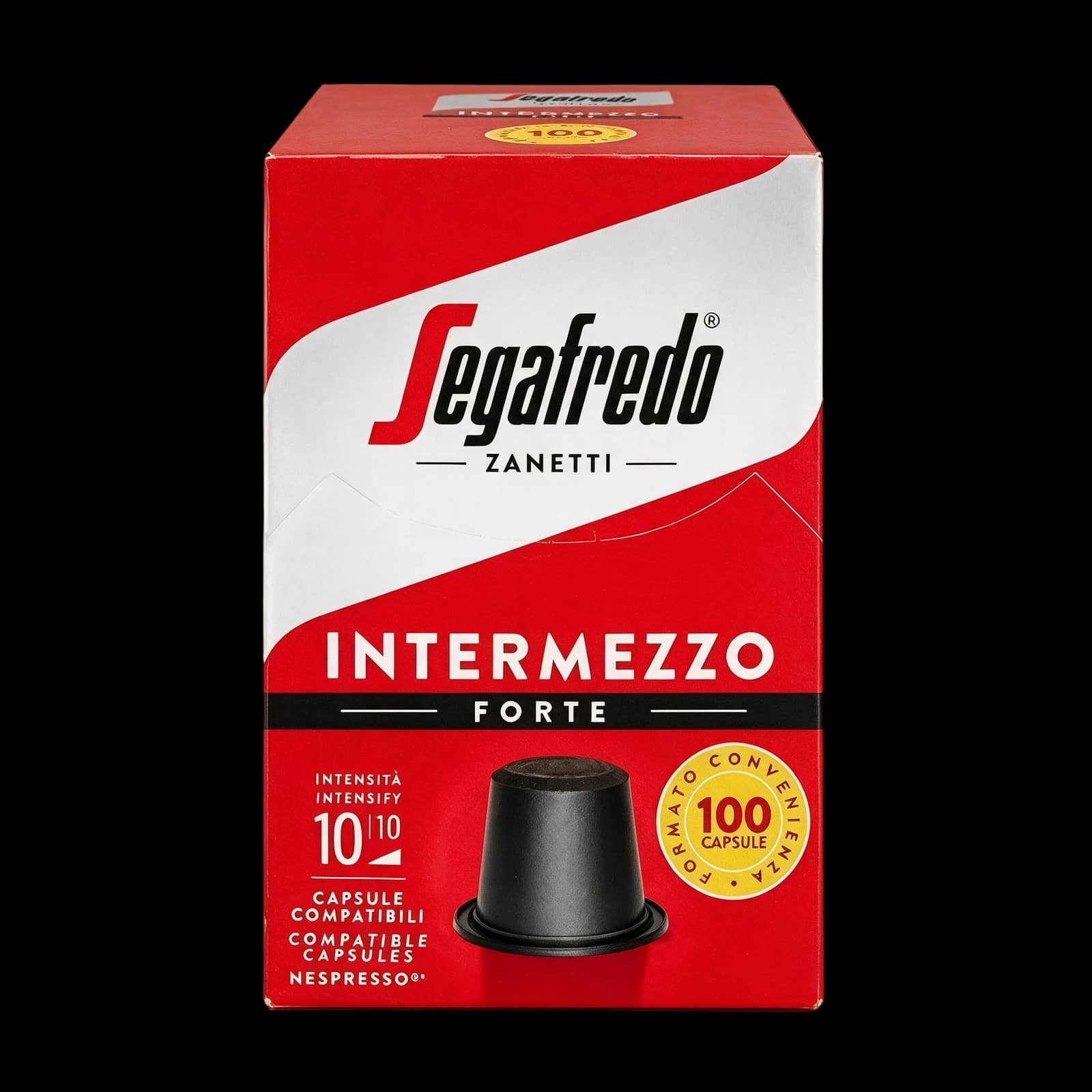 Segafredo Zanetti Intermezzo Forte 100 Capsules | Nespresso