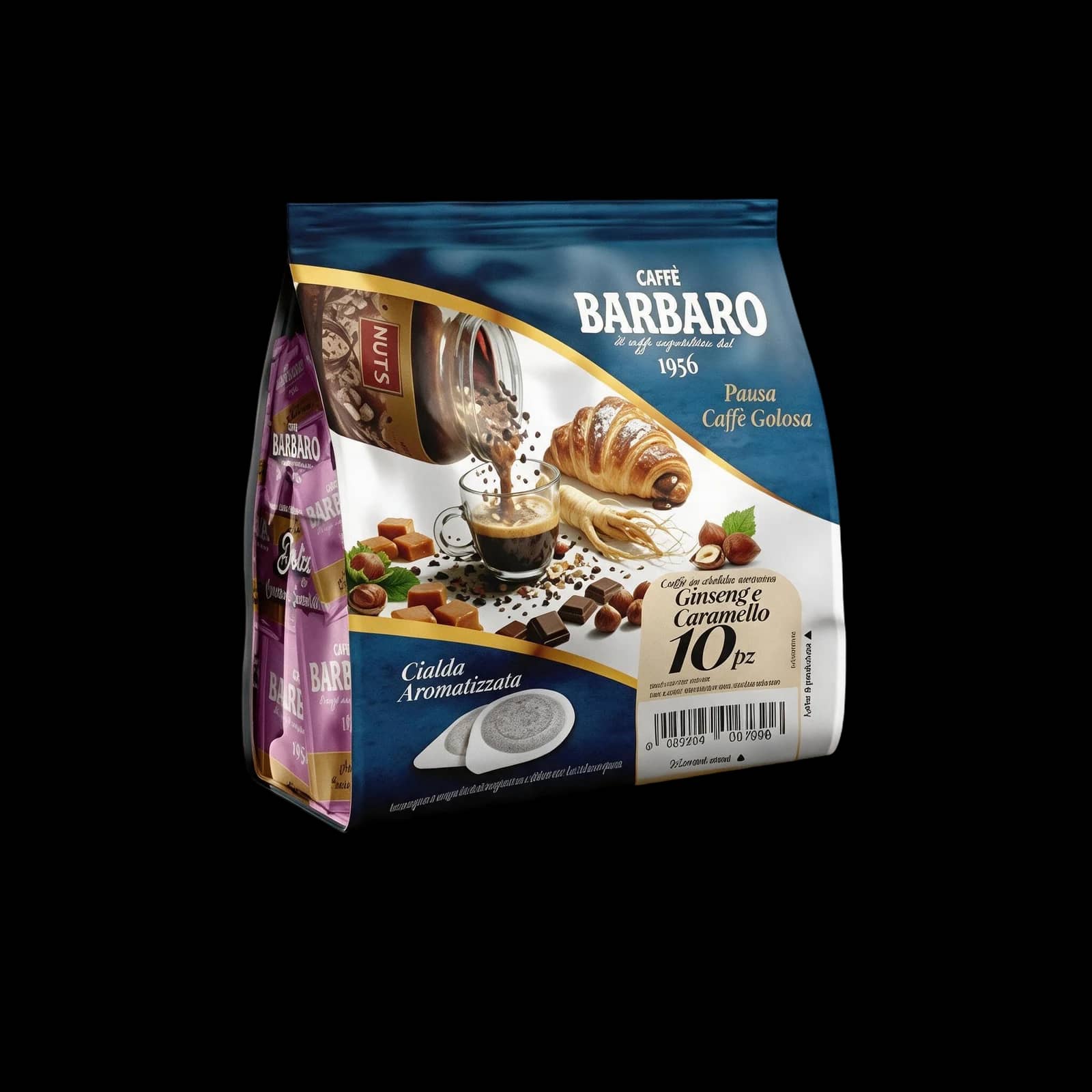 Barbaro Ginseng and Caramel Coffee Pods | ESE 44mm