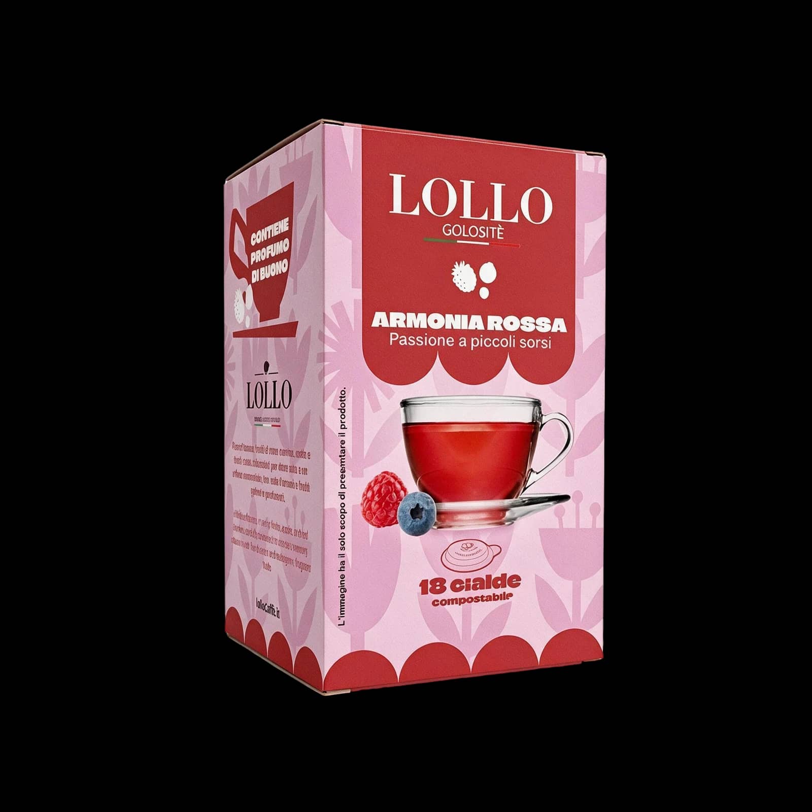 Lollo Infuso Armonia Frutti Rossi Cialde | ESE 44mm