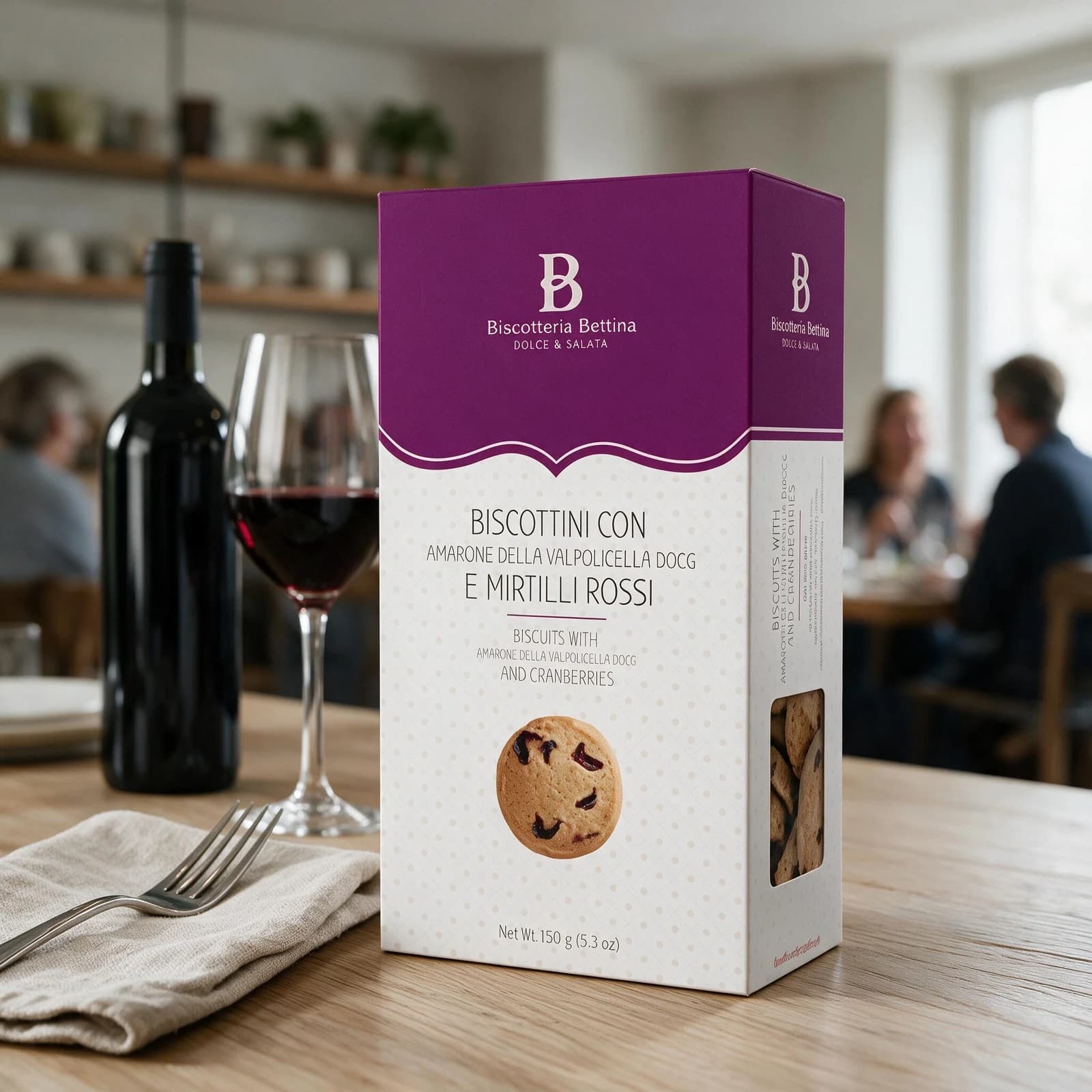 Biscotteria Bettina Biscotti Amarone e Mirtilli | Dolci, immagine 2