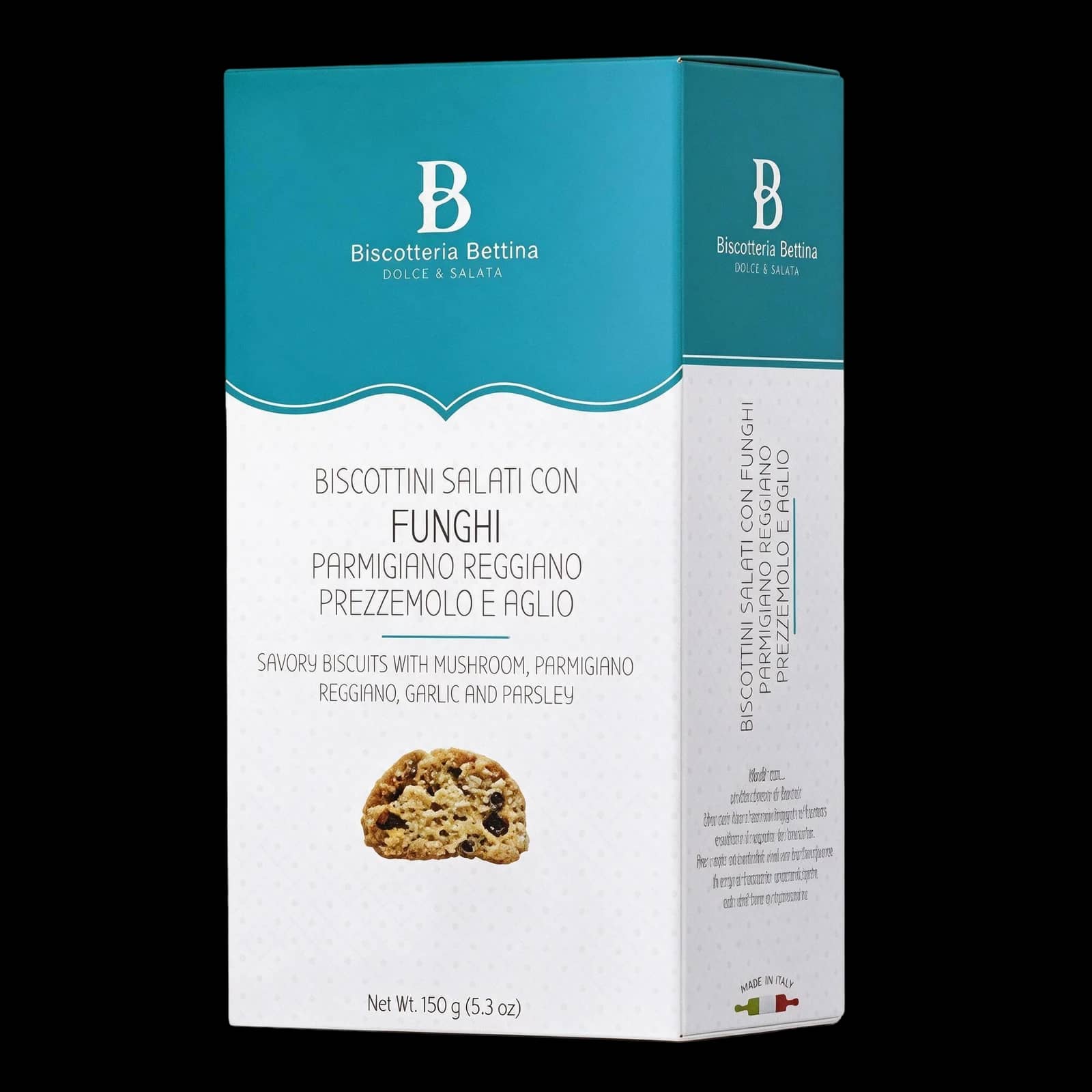 Biscotteria Bettina Mushroom and Parmesan Biscuits | Savoury