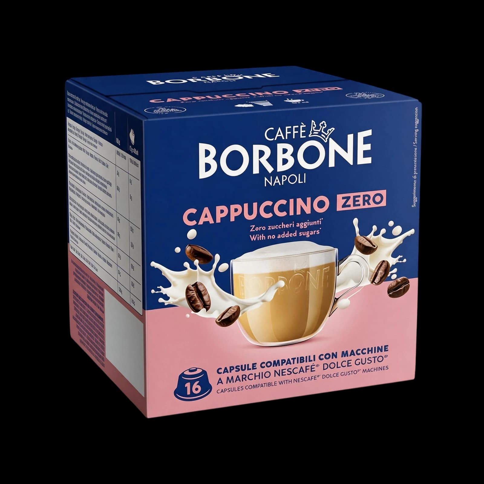 Borbone Cappuccino Zero Capsule: Senza Zuccheri | Dolce Gusto, immagine 1