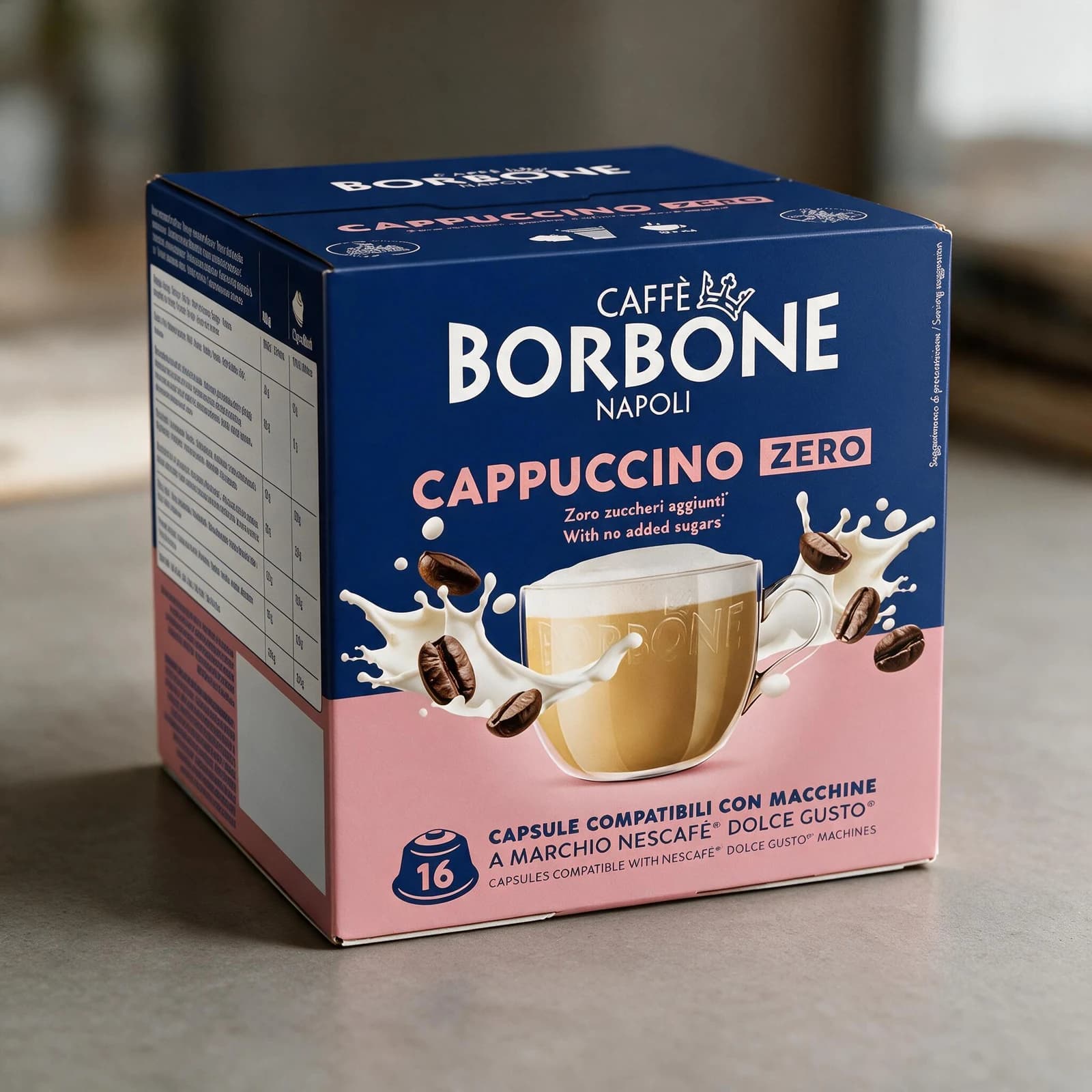 Borbone Cappuccino Zero Capsule: Senza Zuccheri | Dolce Gusto, immagine 3
