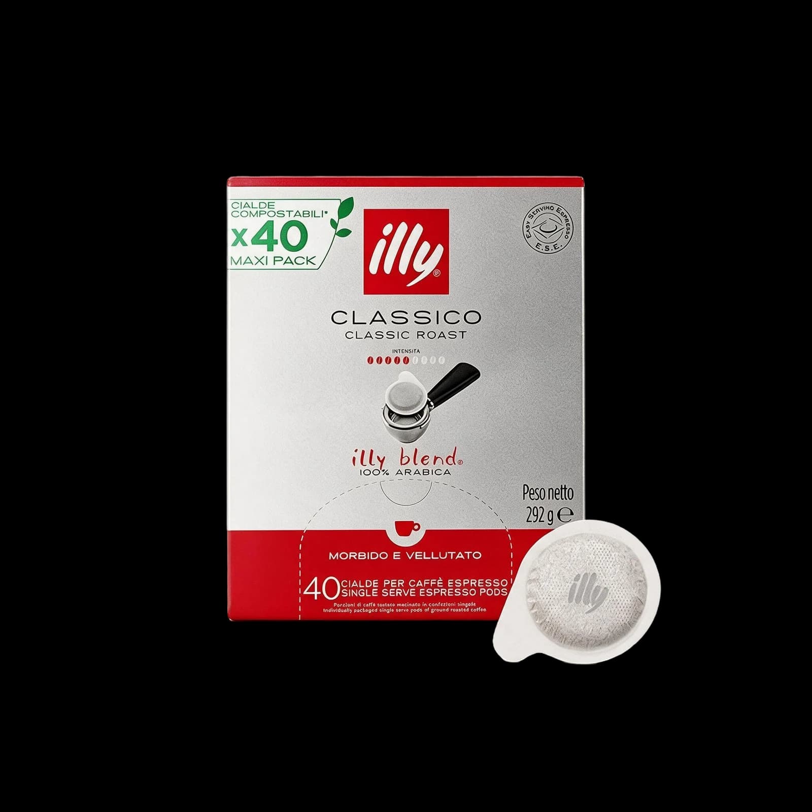 Illy Classico 40 Pods | ESE 44mm, image 1