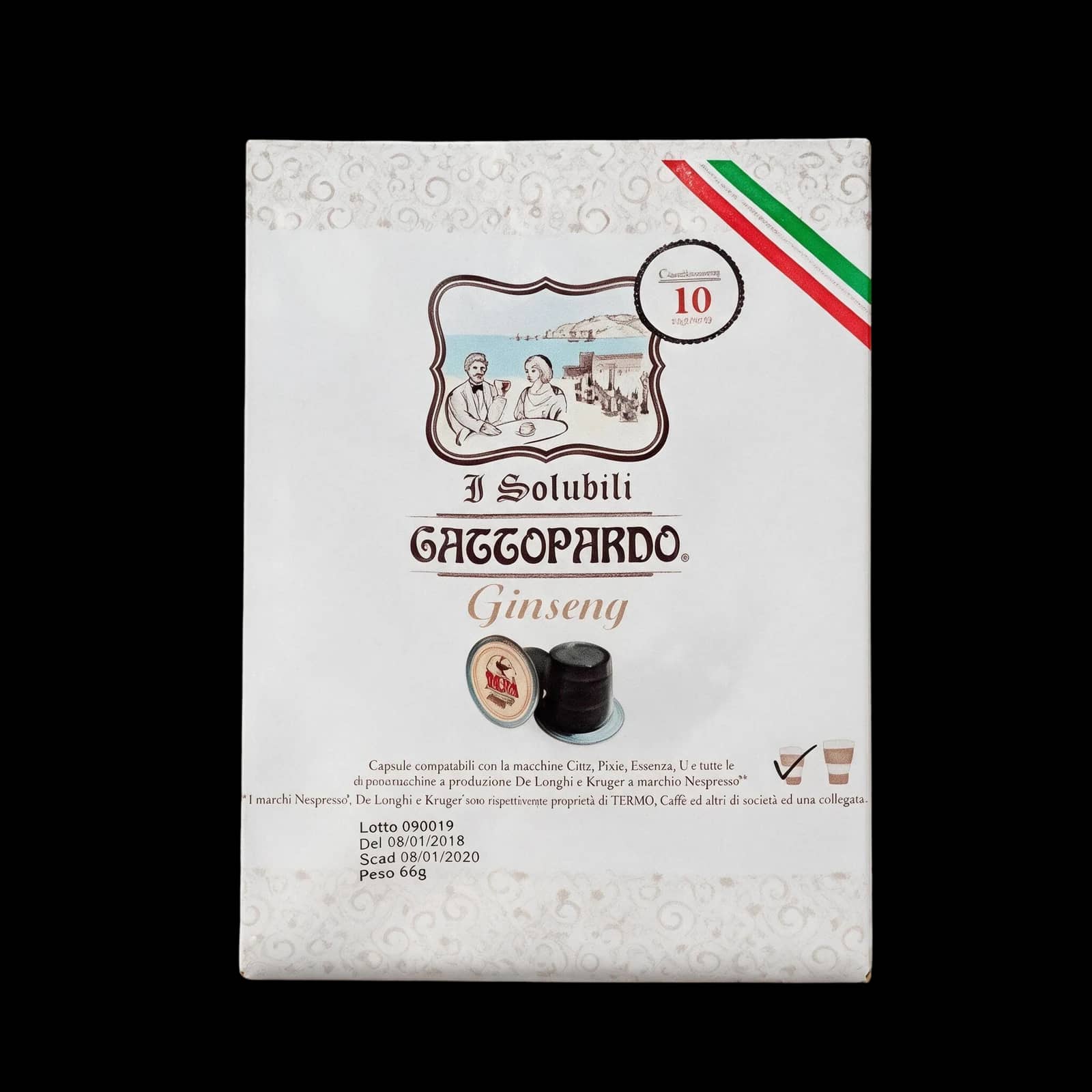 To.Da Caffè Gattopardo Ginseng 10 Capsules | Nespresso
