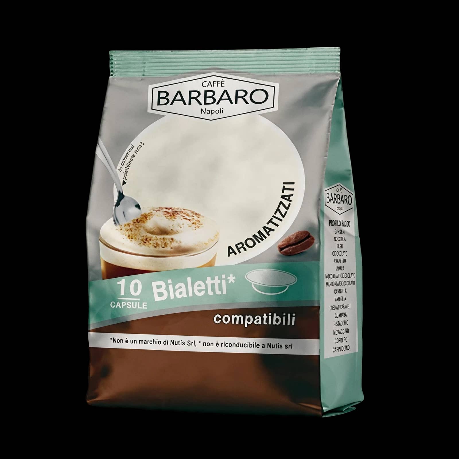 Barbaro Hazelnut Coffee Capsules | Bialetti