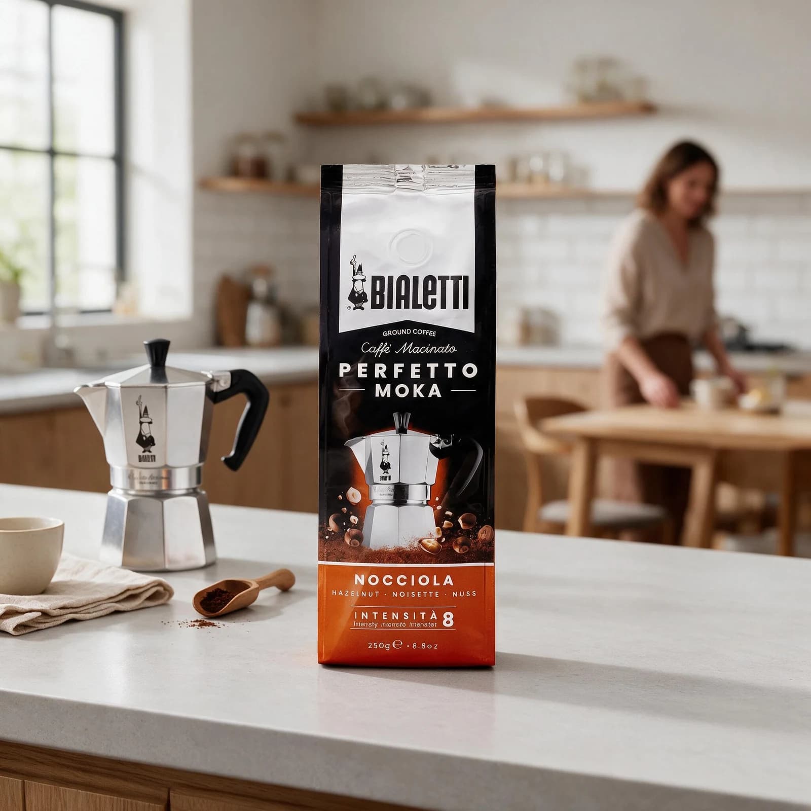Bialetti Perfetto Moka Nocciola Macinato, immagine 2