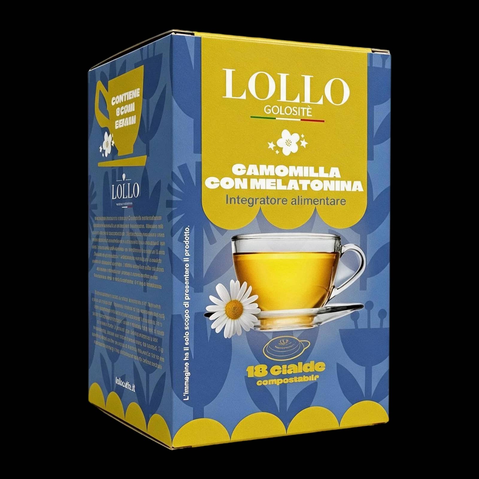Lollo Camomilla e Melatonina Cialde, Compostabili | ESE 44mm
