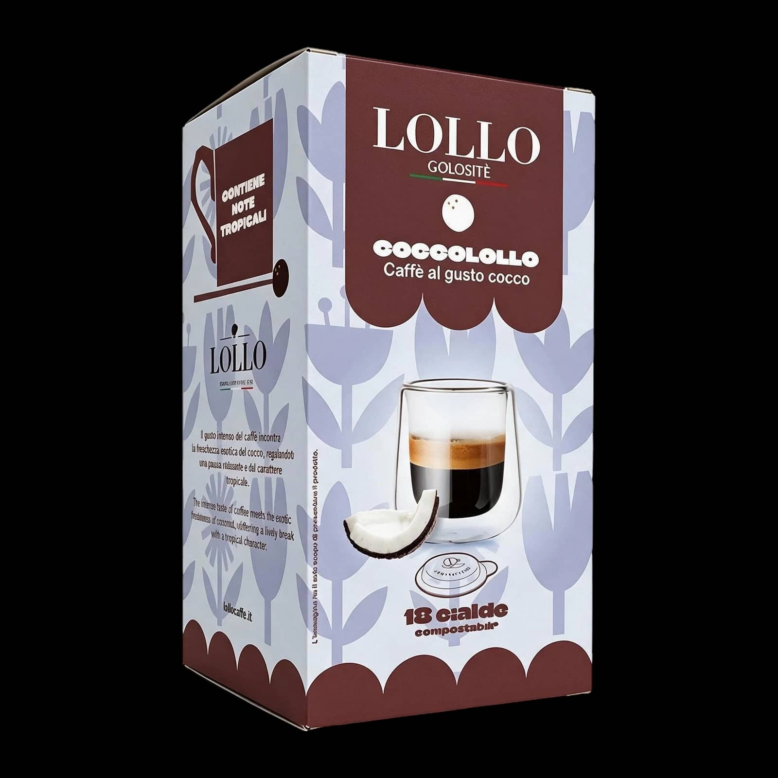 Lollo Caffè al Cocco Cialde, Compostabili | ESE 44mm