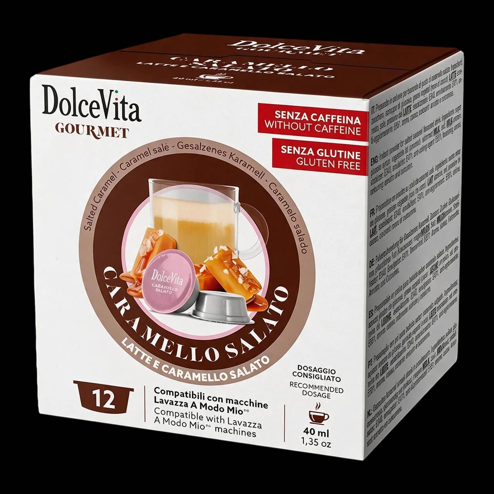 Dolce Vita Salted Caramel 12 Capsules | Lavazza A Modo Mio