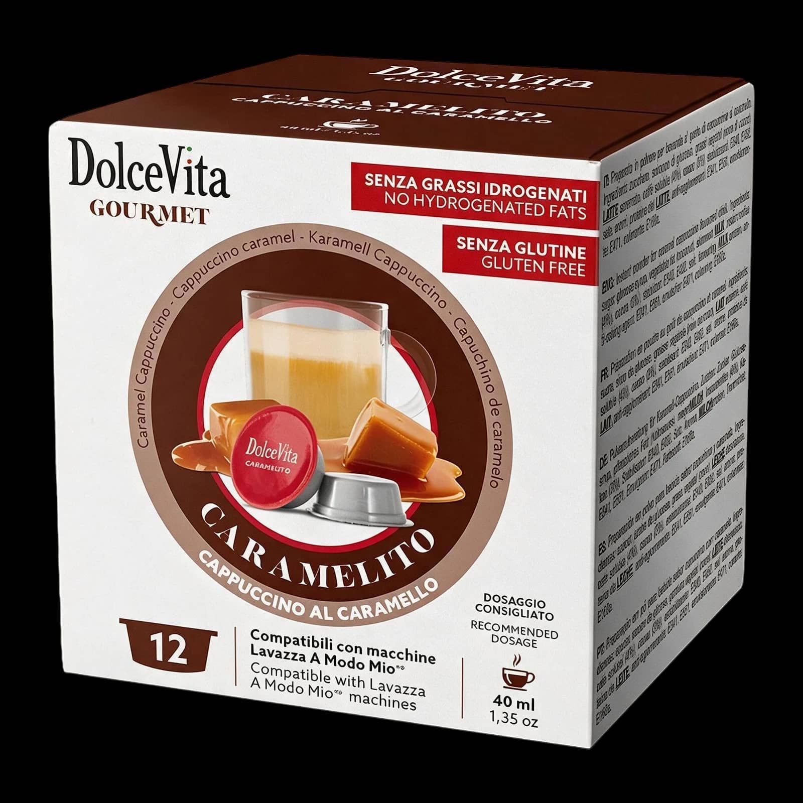 Dolce Vita Caramelito 12 Capsules | Lavazza A Modo Mio