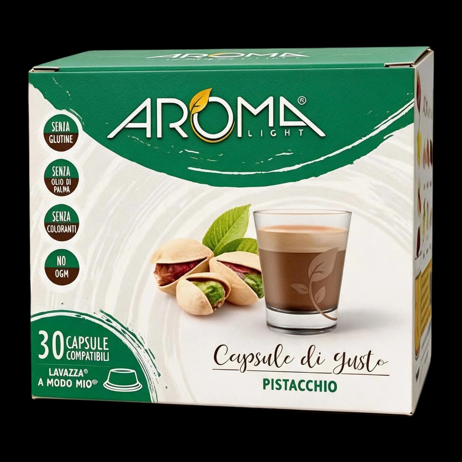 Aroma Light Pistazienkaffee Kapseln | A Modo Mio, immagine 1
