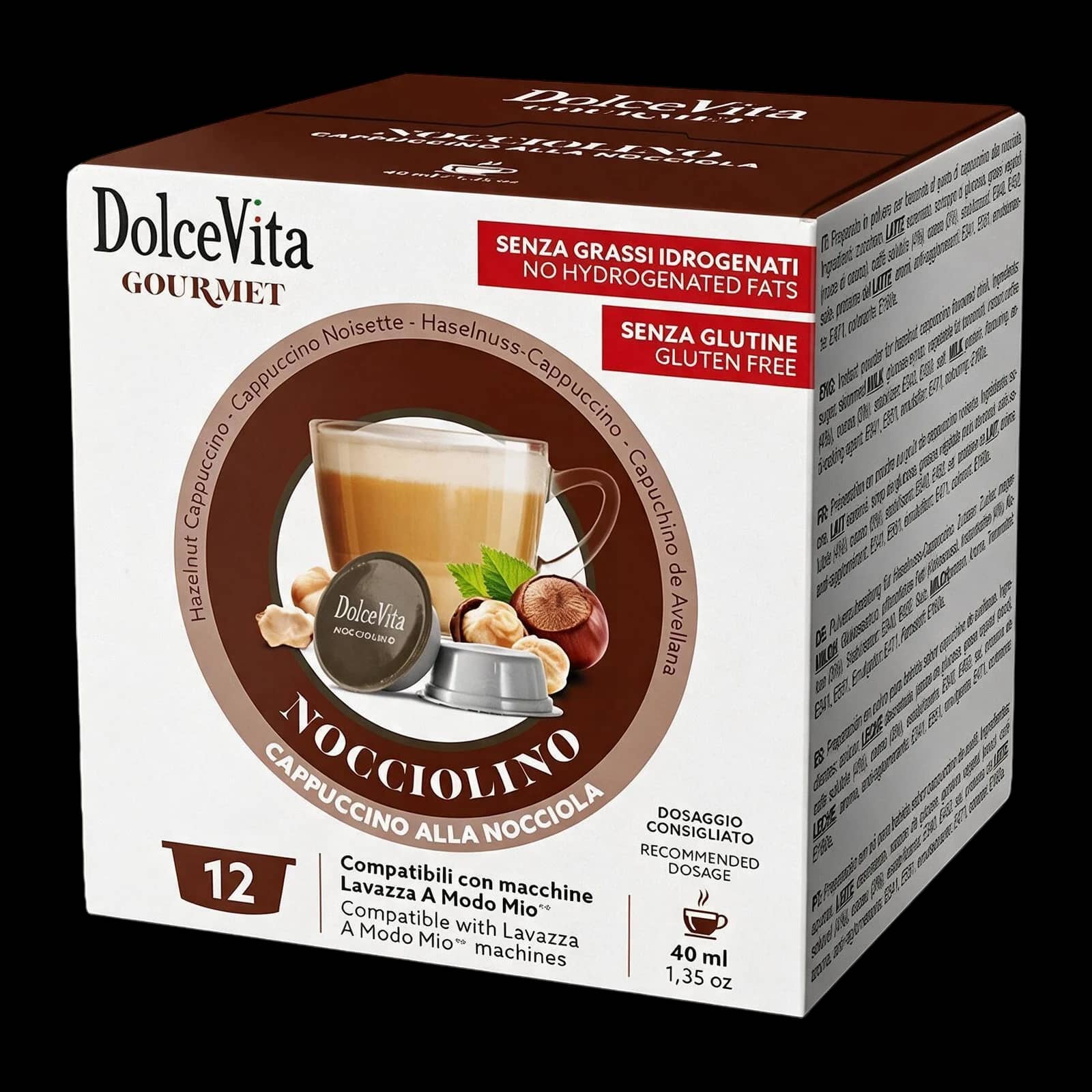 Dolce Vita Nocciolino 12 Kapseln | Lavazza A Modo Mio