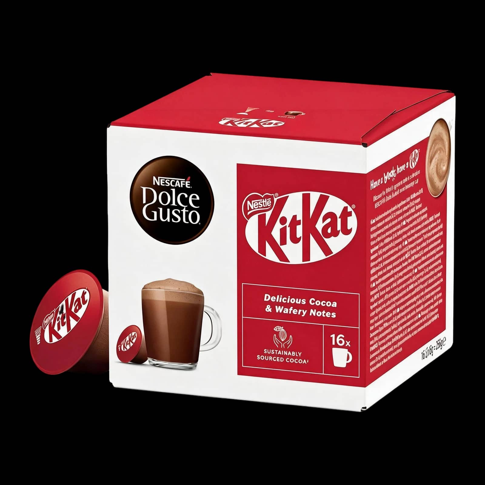 Nestlè Kit Kat Hot Chocolate 16 Capsules | Dolce Gusto
