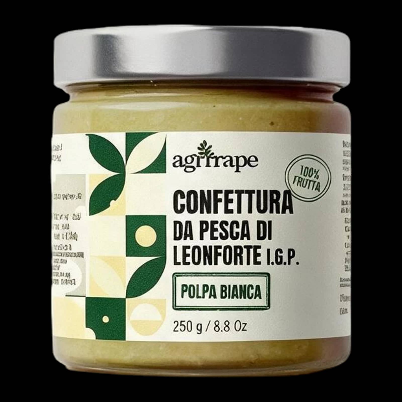Agrirape Confitura de Melocotón Blanco IGP de Leonforte | Dulces