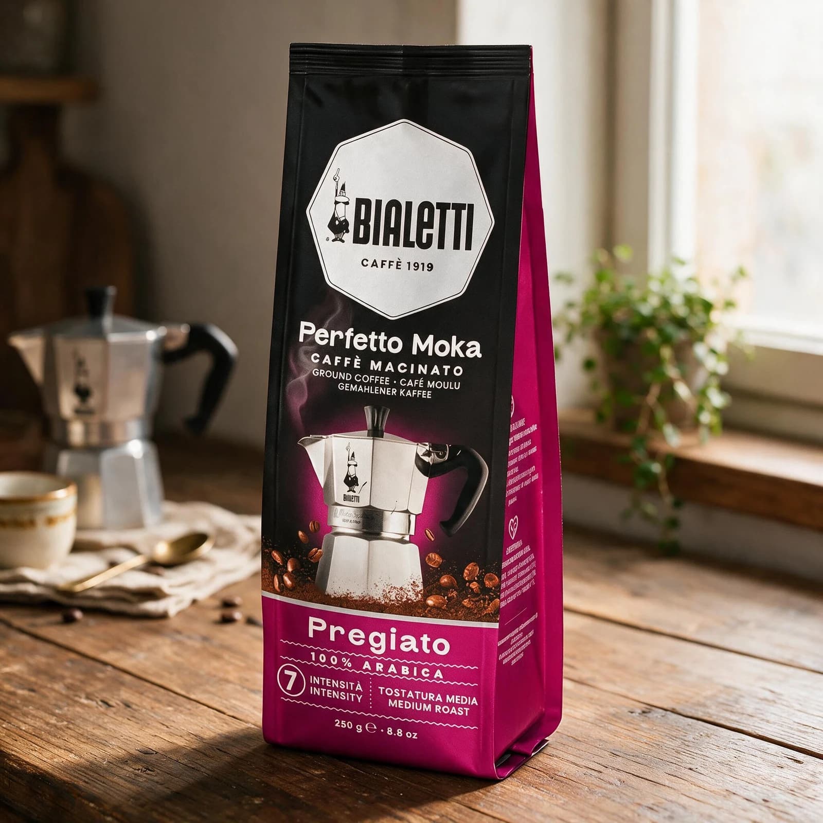 Bialetti Perfetto Moka Pregiato Macinato: 100% Arabica, immagine 3