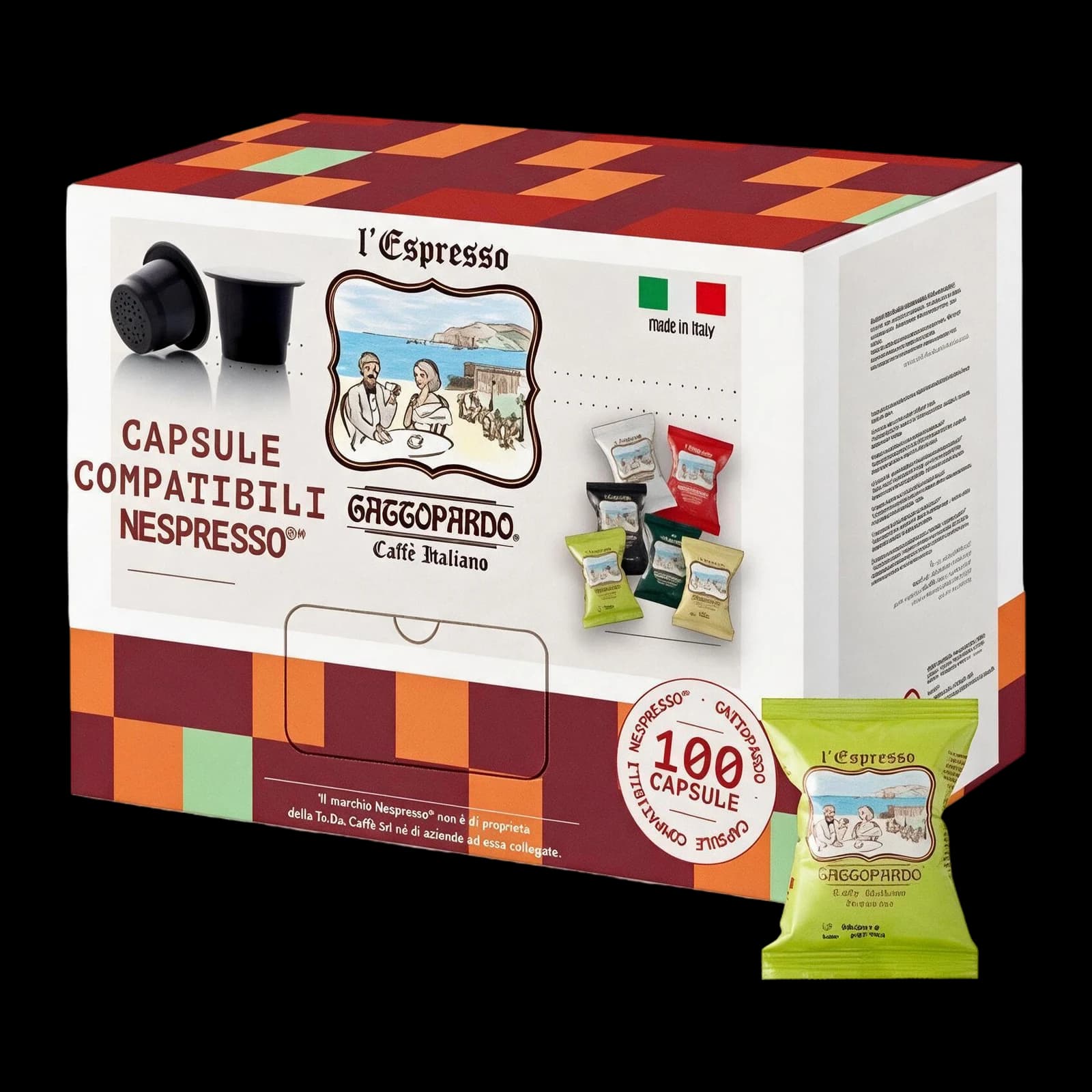 To.Da Caffè Gattopardo Insonnia Capsule | Nespresso, immagine 1