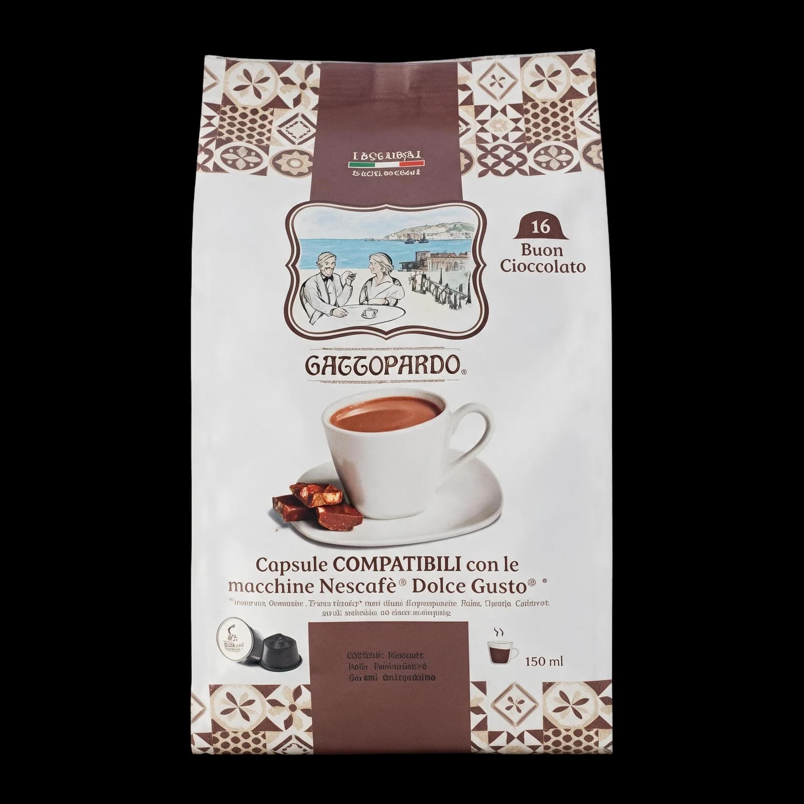 To.Da Caffè Gattopardo Cioccolato Capsule | Dolce Gusto, immagine 1