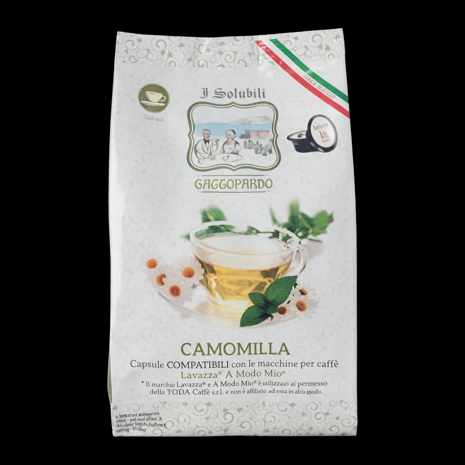 To.Da Caffè Gattopardo Camomilla e Limone Capsule | A Modo Mio, immagine 1