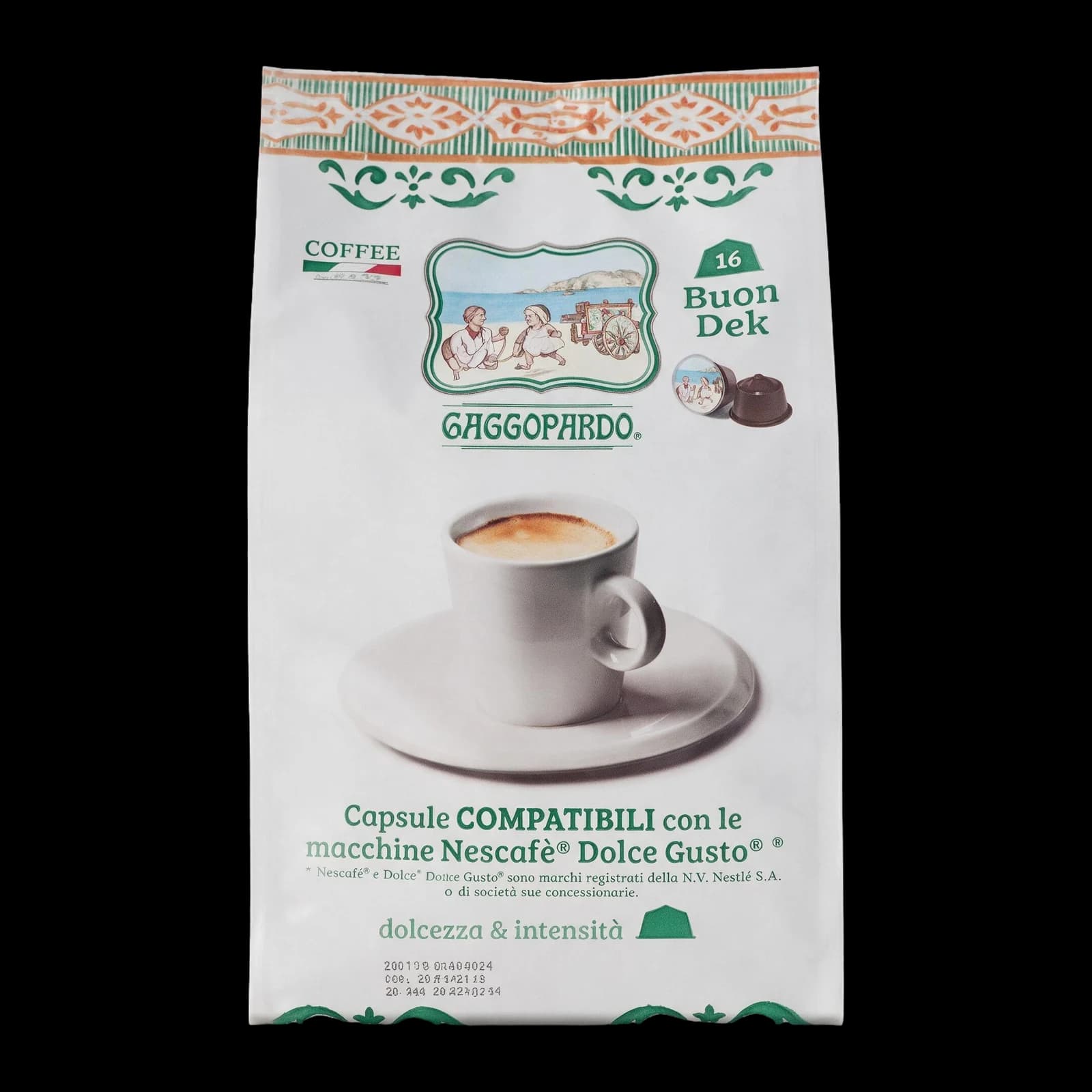 To.Da Caffè Gattopardo Decaffeinato Capsule | Dolce Gusto, immagine 1