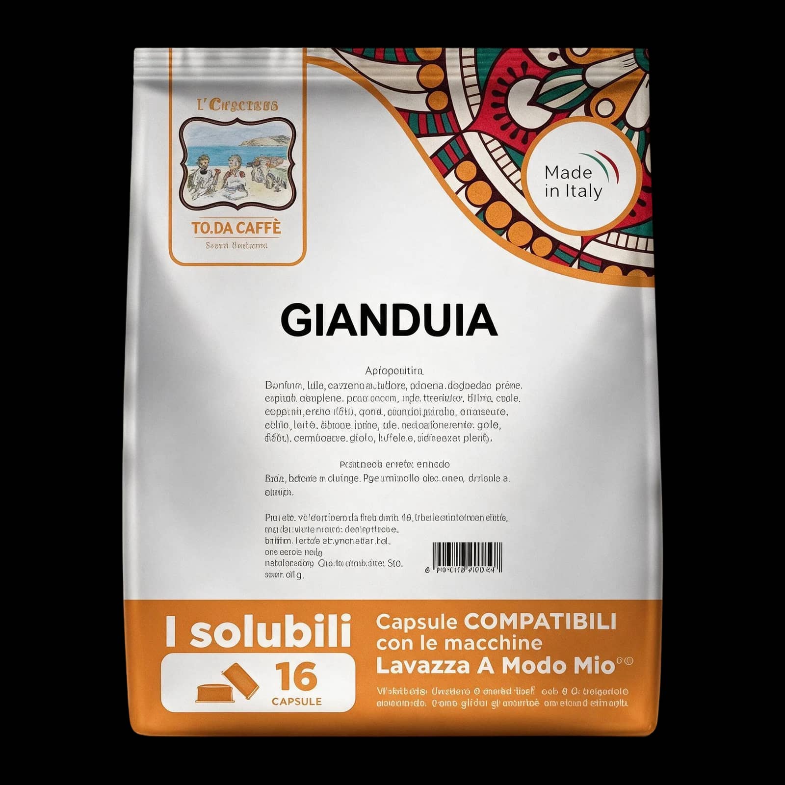 To.Da Caffè Gianduia 16 Capsules | Lavazza A Modo Mio