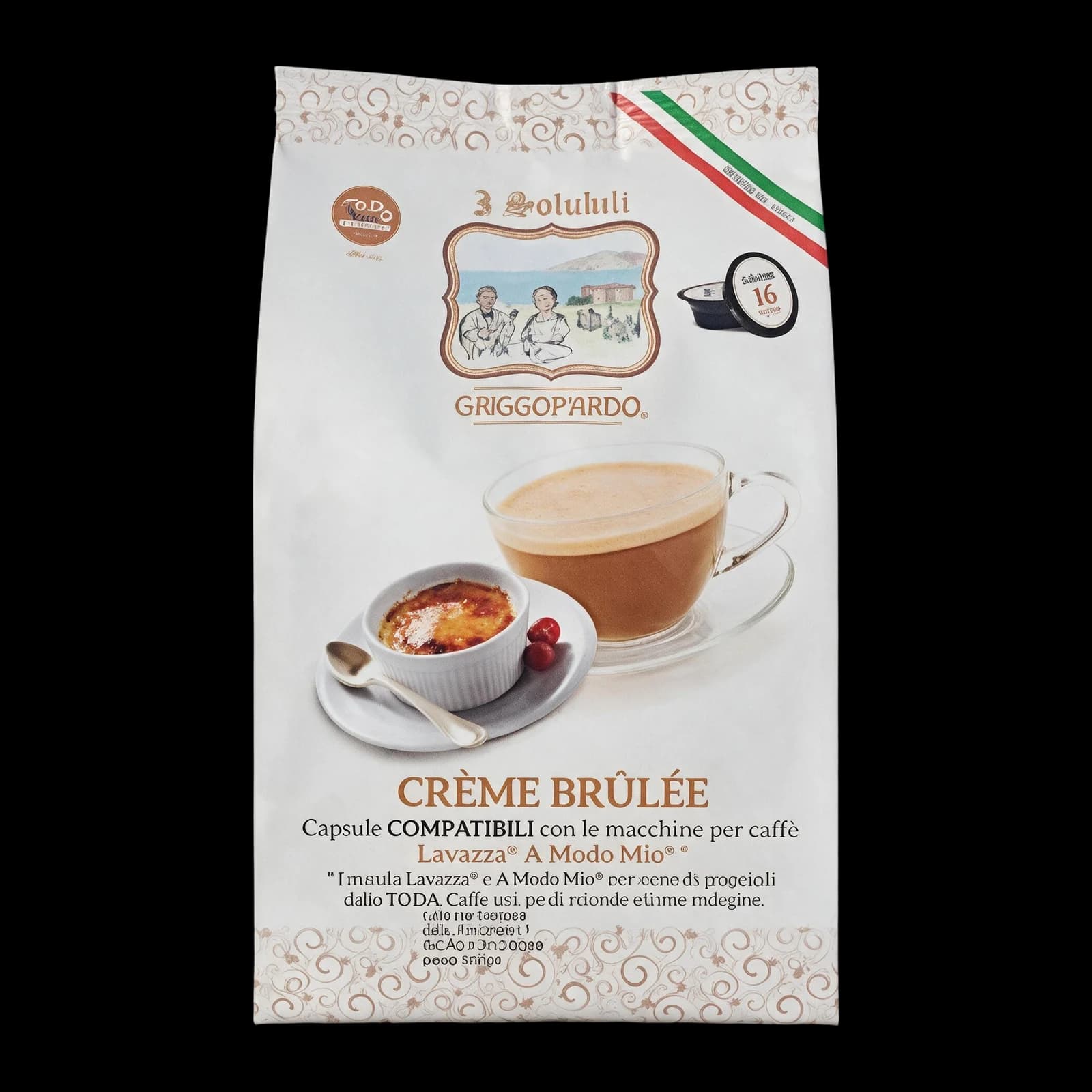 To.Da Caffè Gattopardo Creme Bruleè Capsule | A Modo Mio, immagine 1
